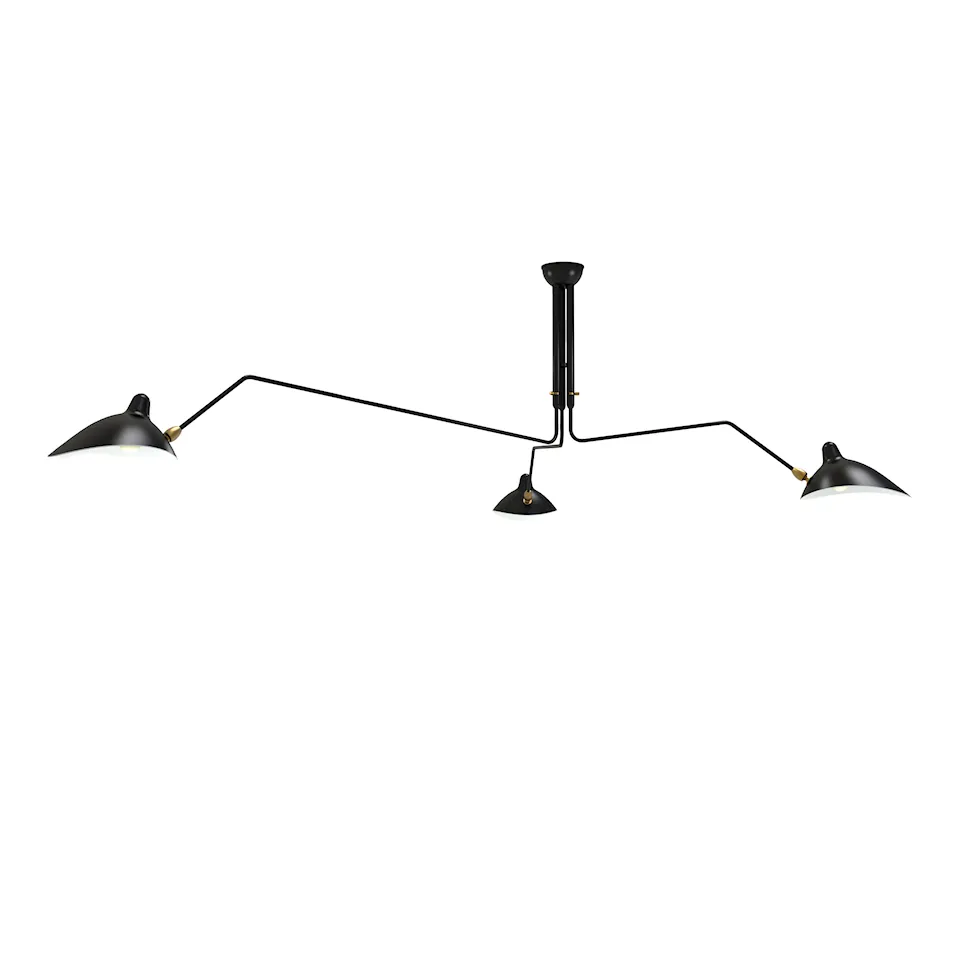 Three Swivel Arms taklampe