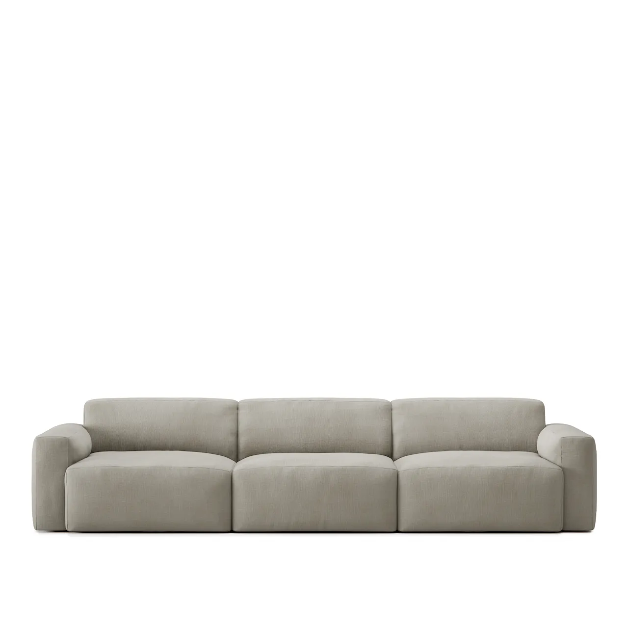 Brick 3-Seater - Ascot White