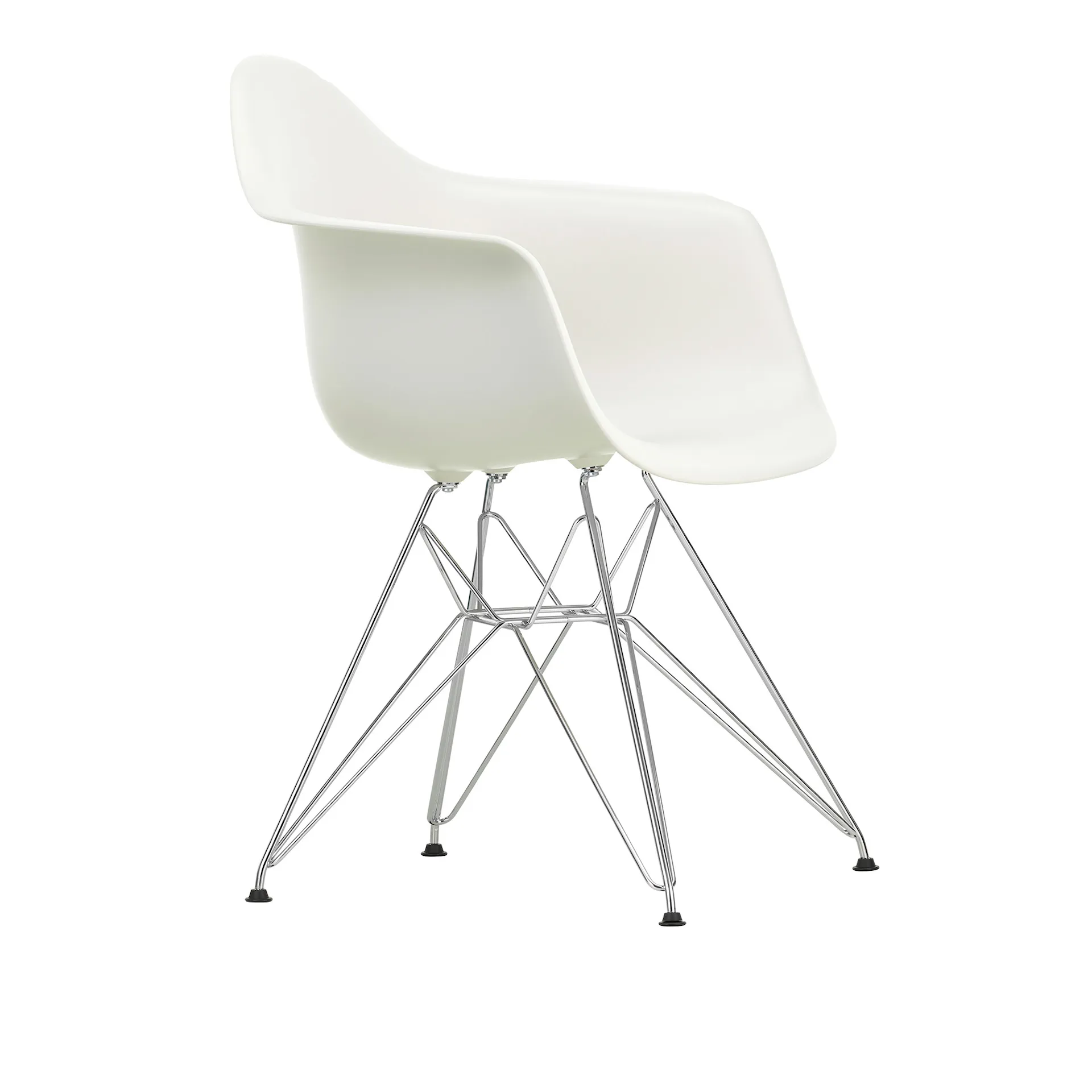 Eames RE Plastic Armchair DAR spisestuestol Chrome - Vitra - Charles & Ray Eames - NO GA