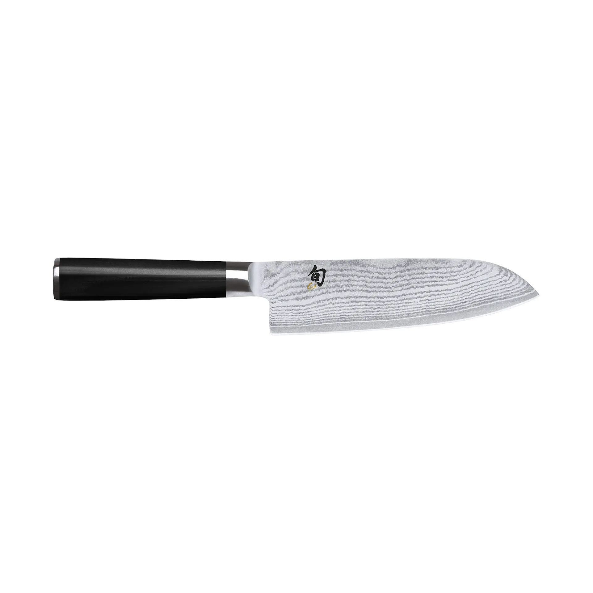 Shun Classic Santoku-kniv 18 cm, Svart skaft - KAI - NO GA