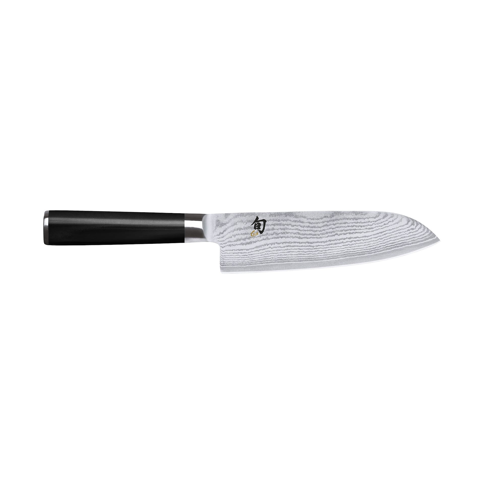 SHUN CLASSIC Santoku kniv 18 cm, Svart håndtak - KAI - NO GA