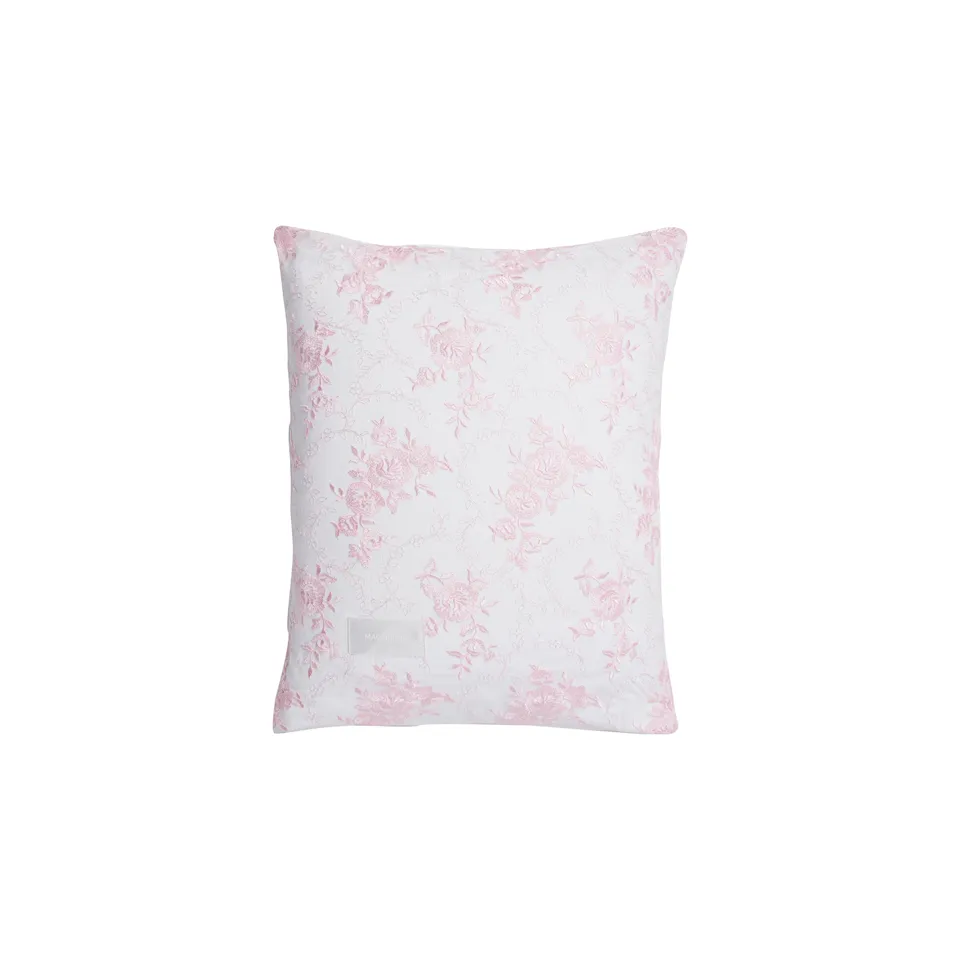 Rose Lace Pillow Case - Pink 50x70