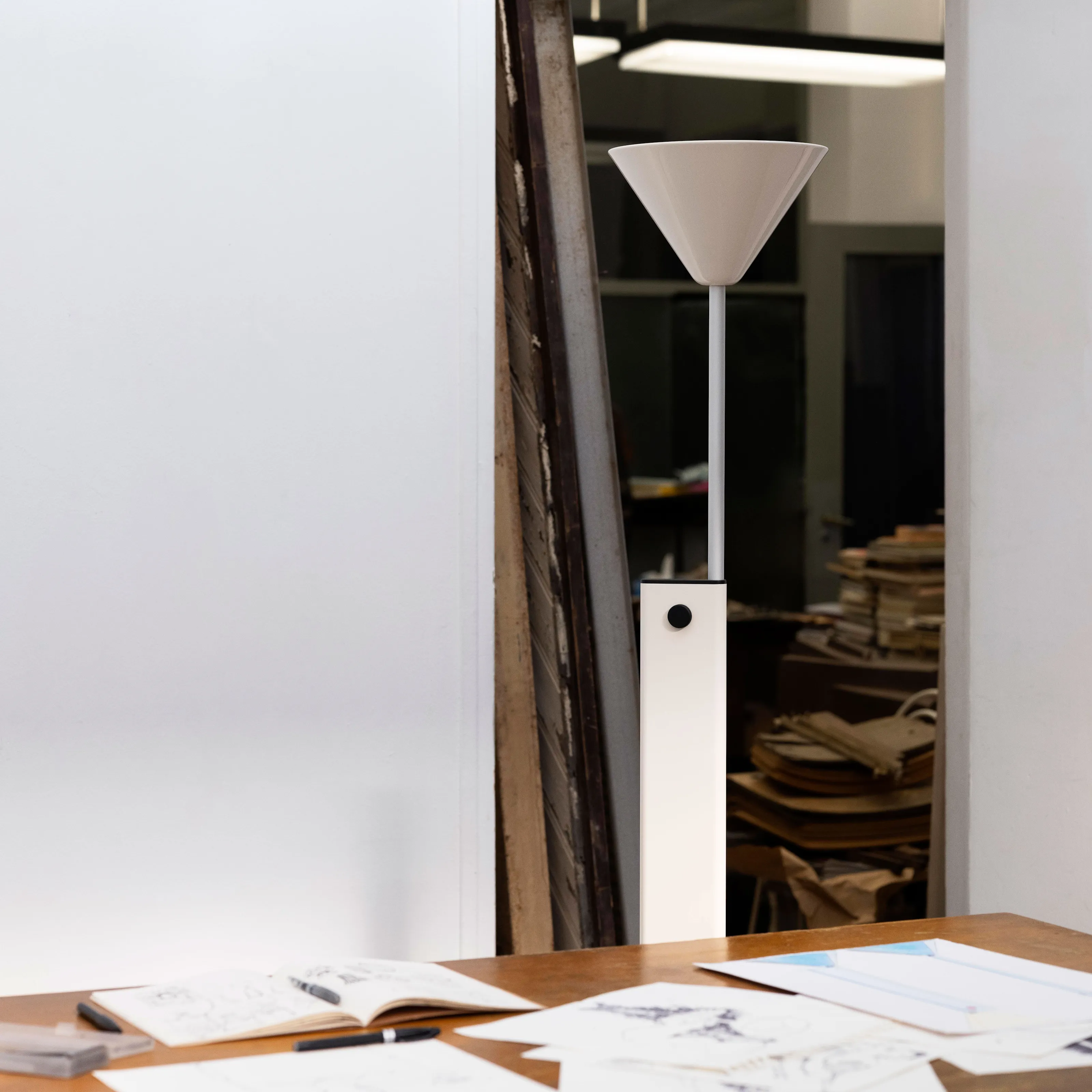 Twist Floor Lamp Cream white - 16