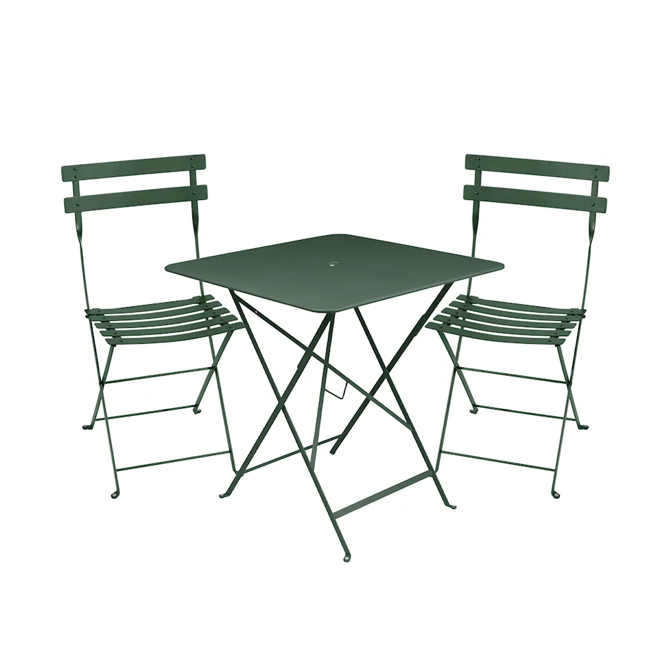 Bistro spisebord 71 cm og 2 stoler