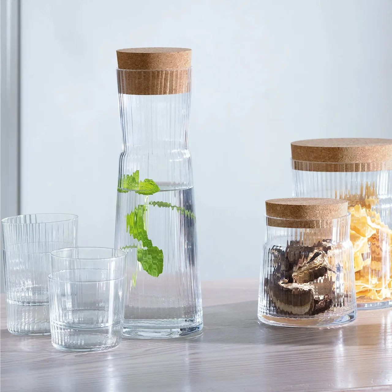 Gio Line Carafe  Cork Stopper