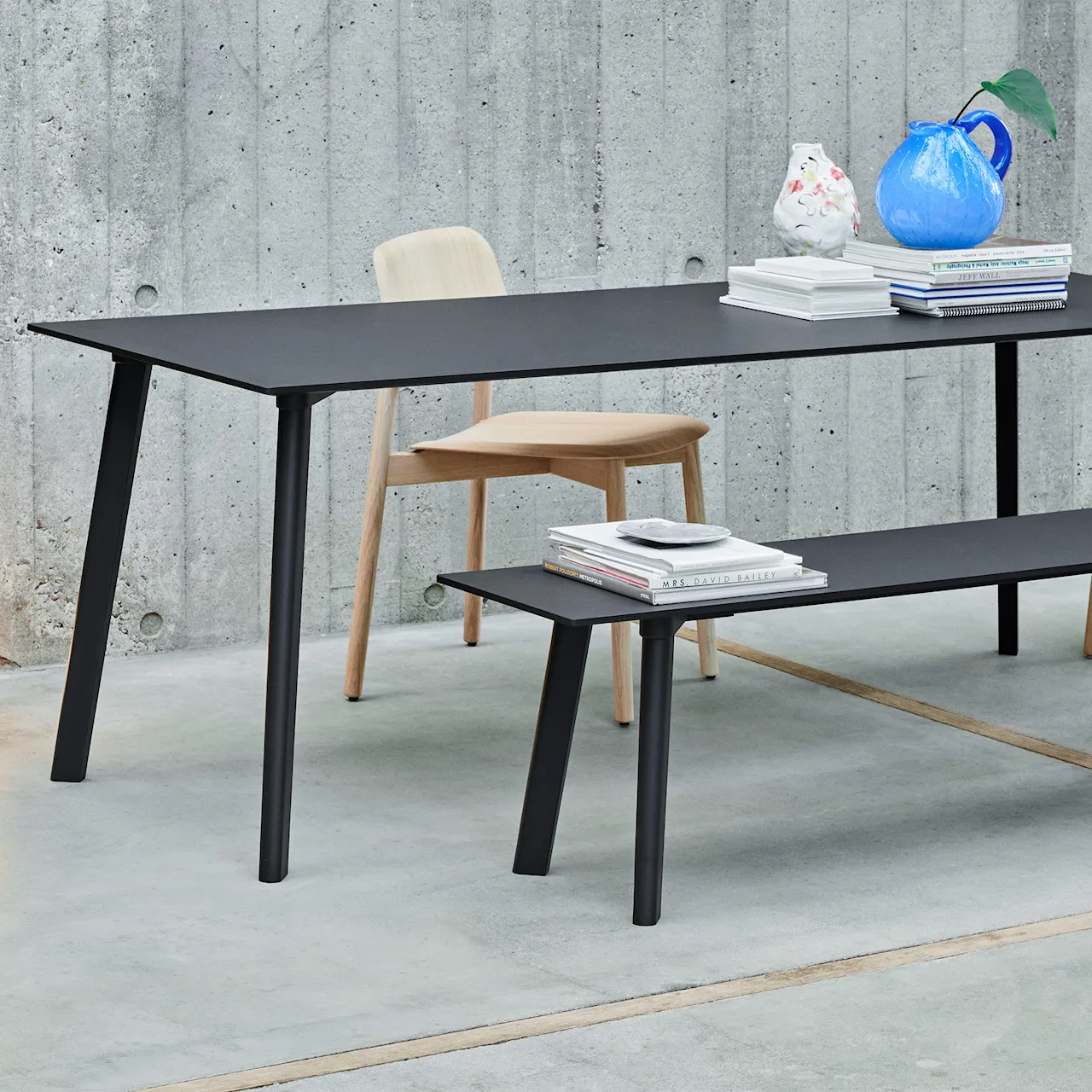 CPH Deux 210 2.0 Table 200 cm Stone Grey Laminate