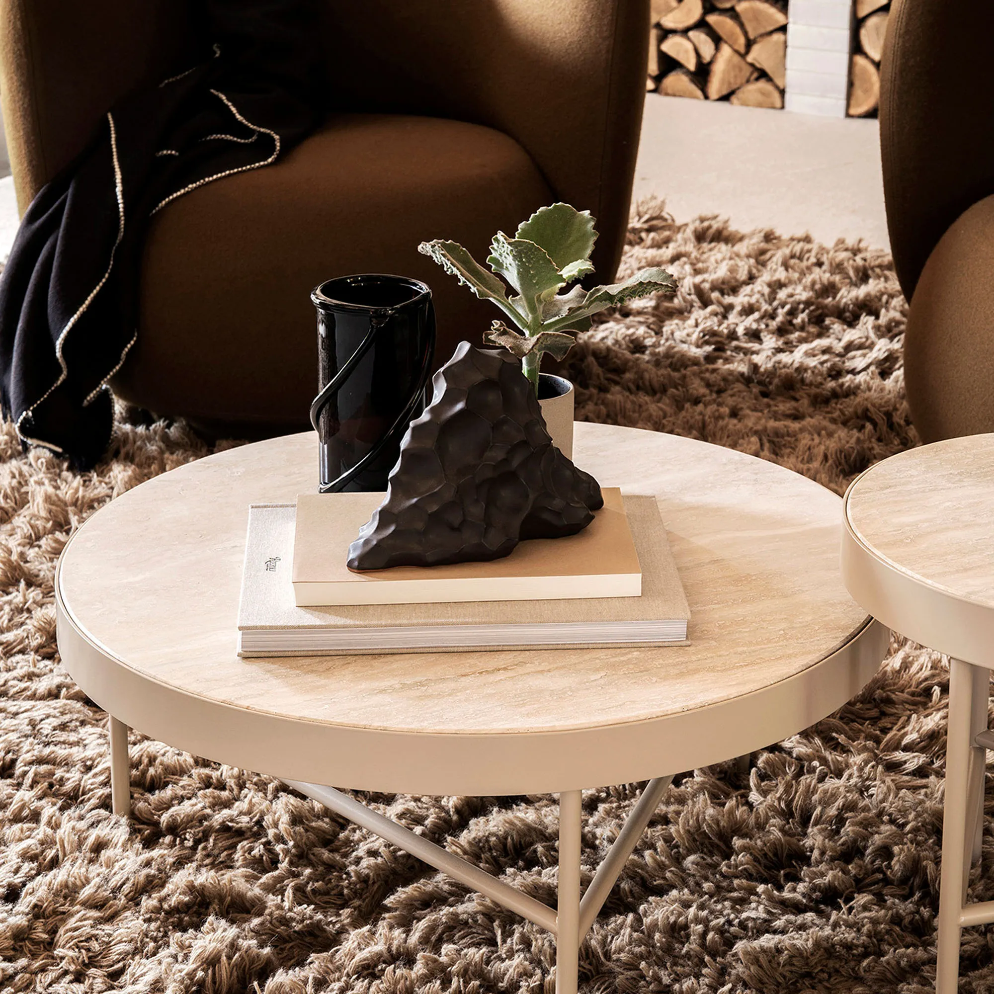 Travertine Large salongbord - 5