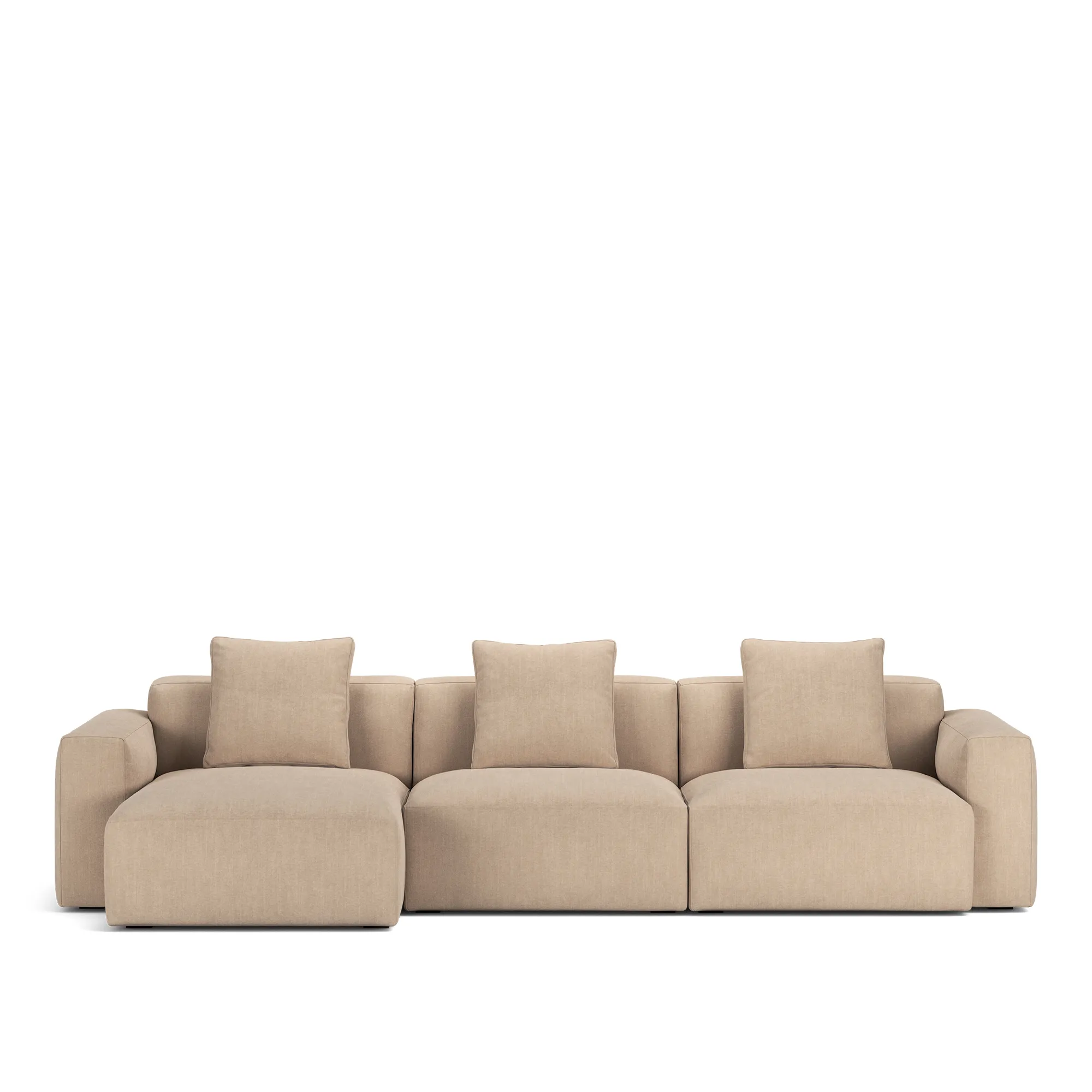 Brick 3-seters sofa sjeselong venstre - 10