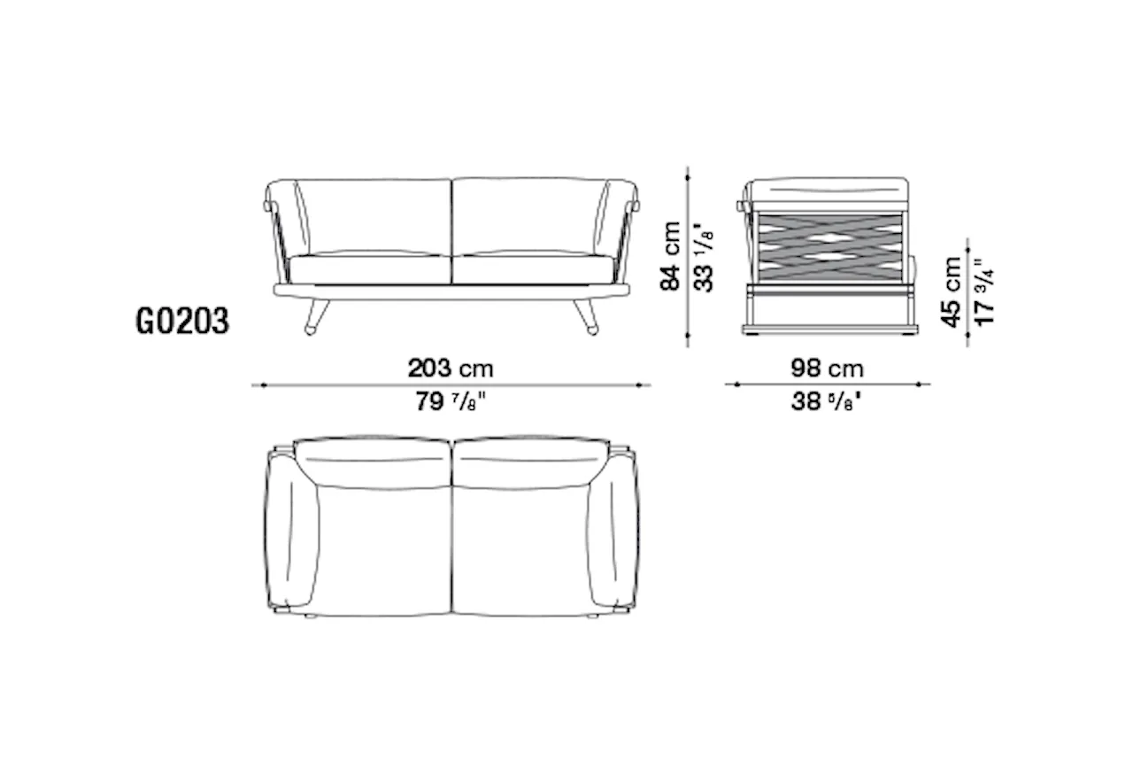 Gio Outdoor Sofa