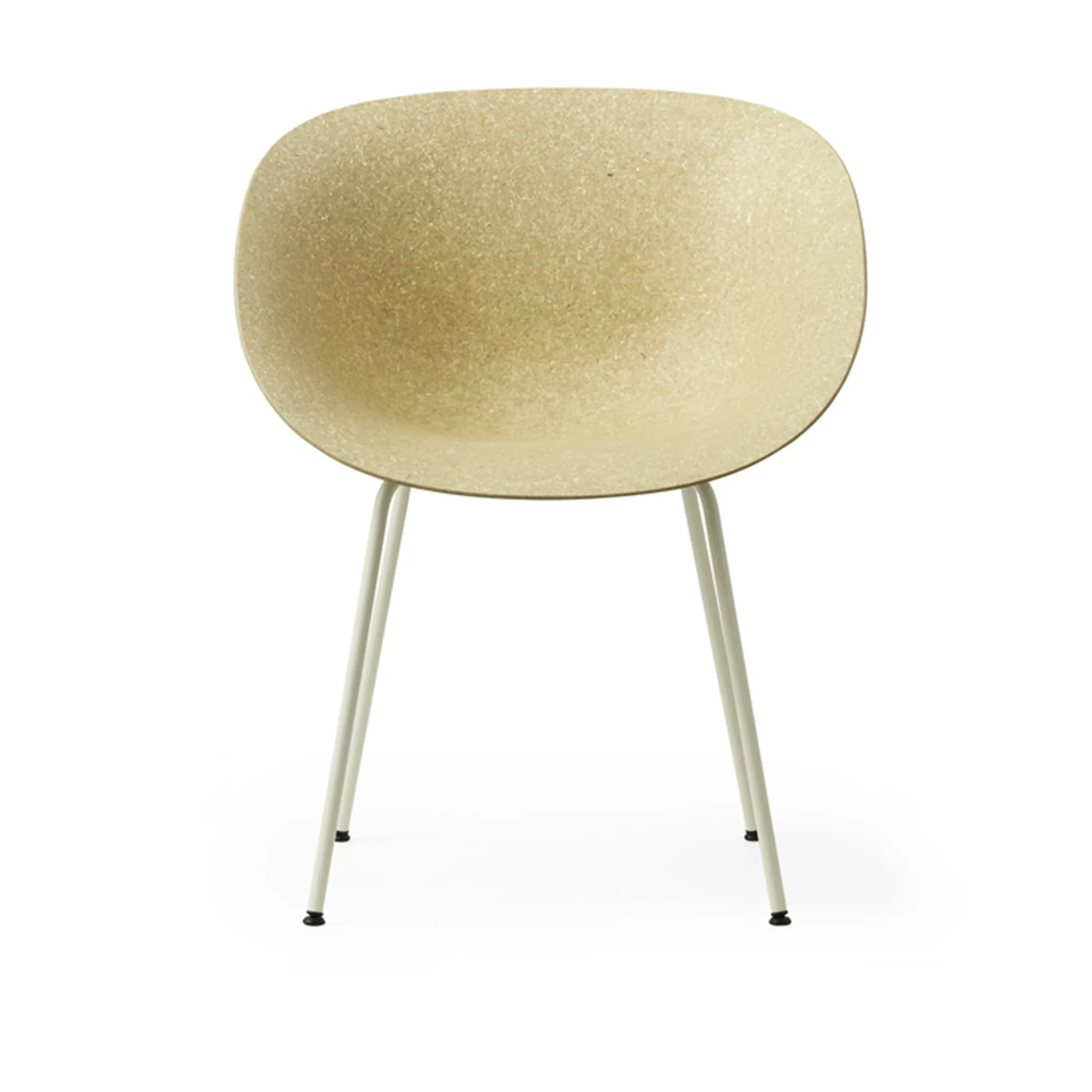 Mat Armchair Cream Steel - 1