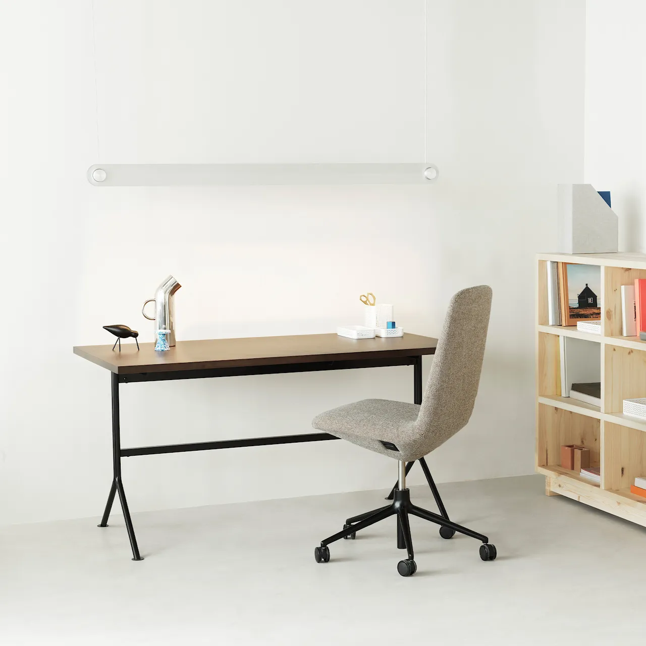 Kip Desk Black Steel