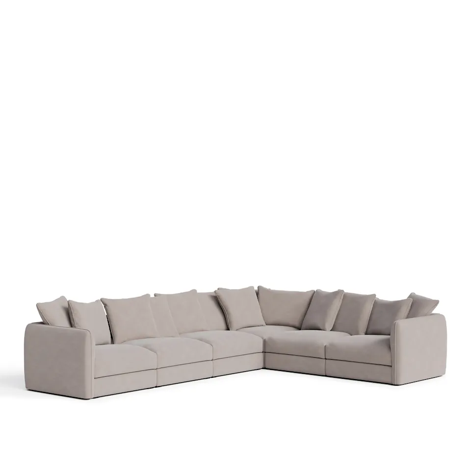 Pavarotti 6-Seater Corner - Shadow Beige