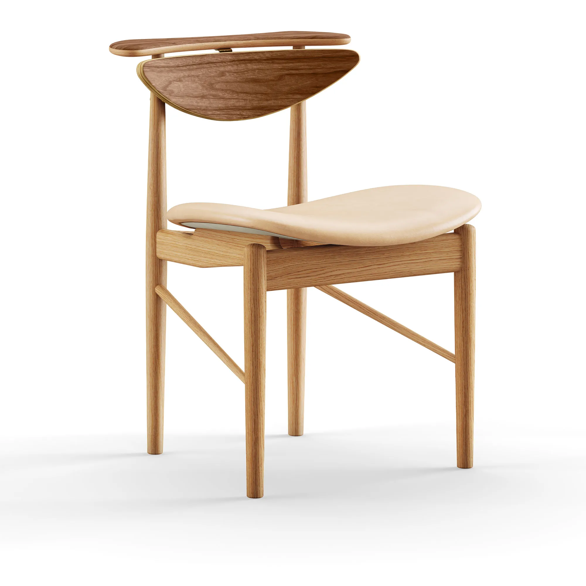 Reading stol Dark oiled Oak/Walnut - 1