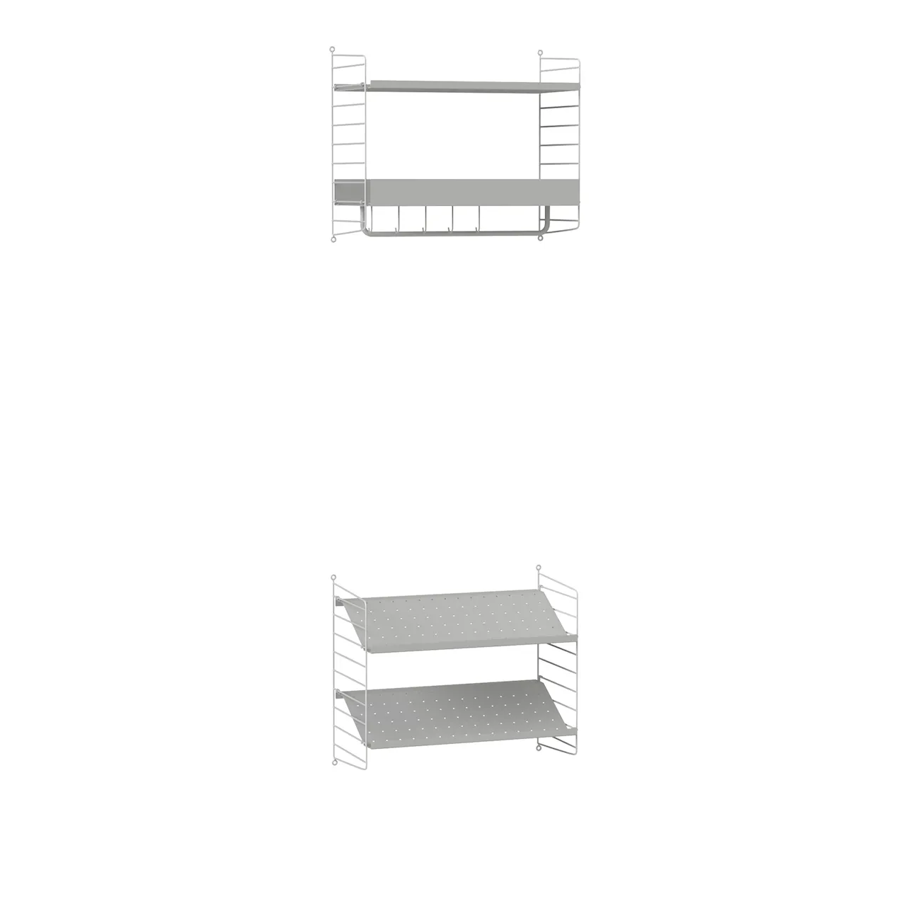 Hall hyllsystem E vit/vit