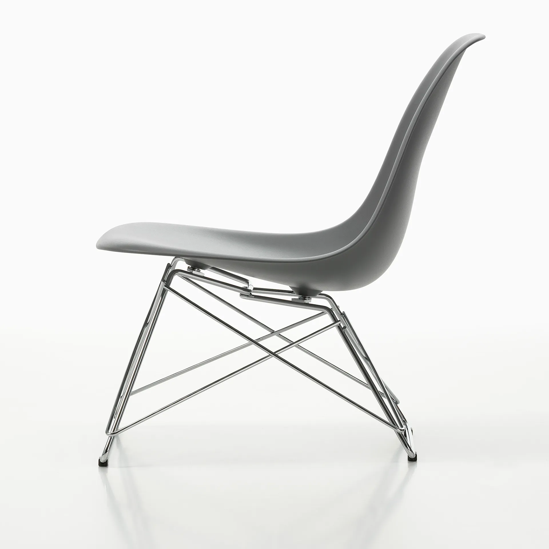 Eames RE Plastic Side Chair LSR stol Basic Dark - Vitra - Charles & Ray Eames - NO GA