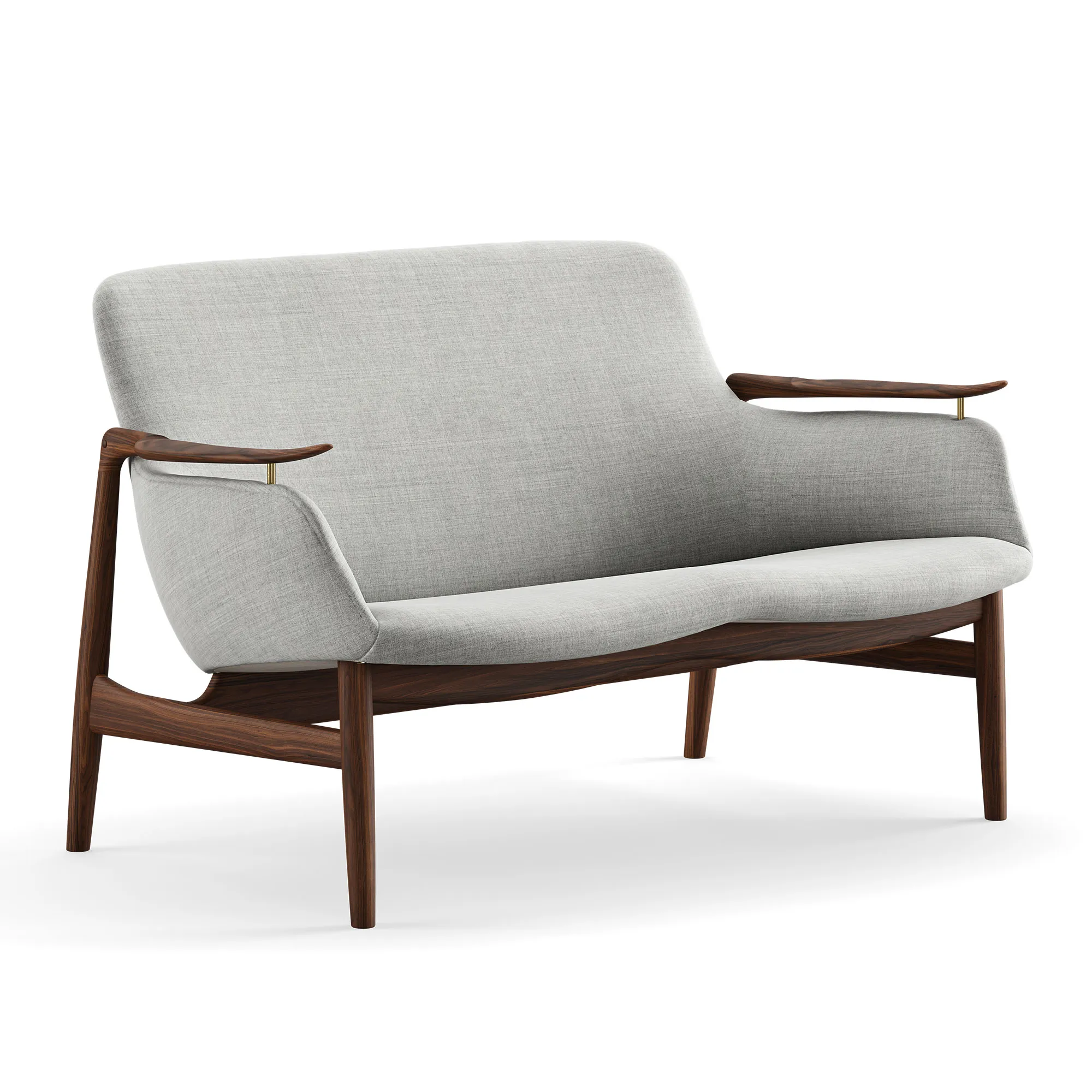 53 sofa Walnut - 1
