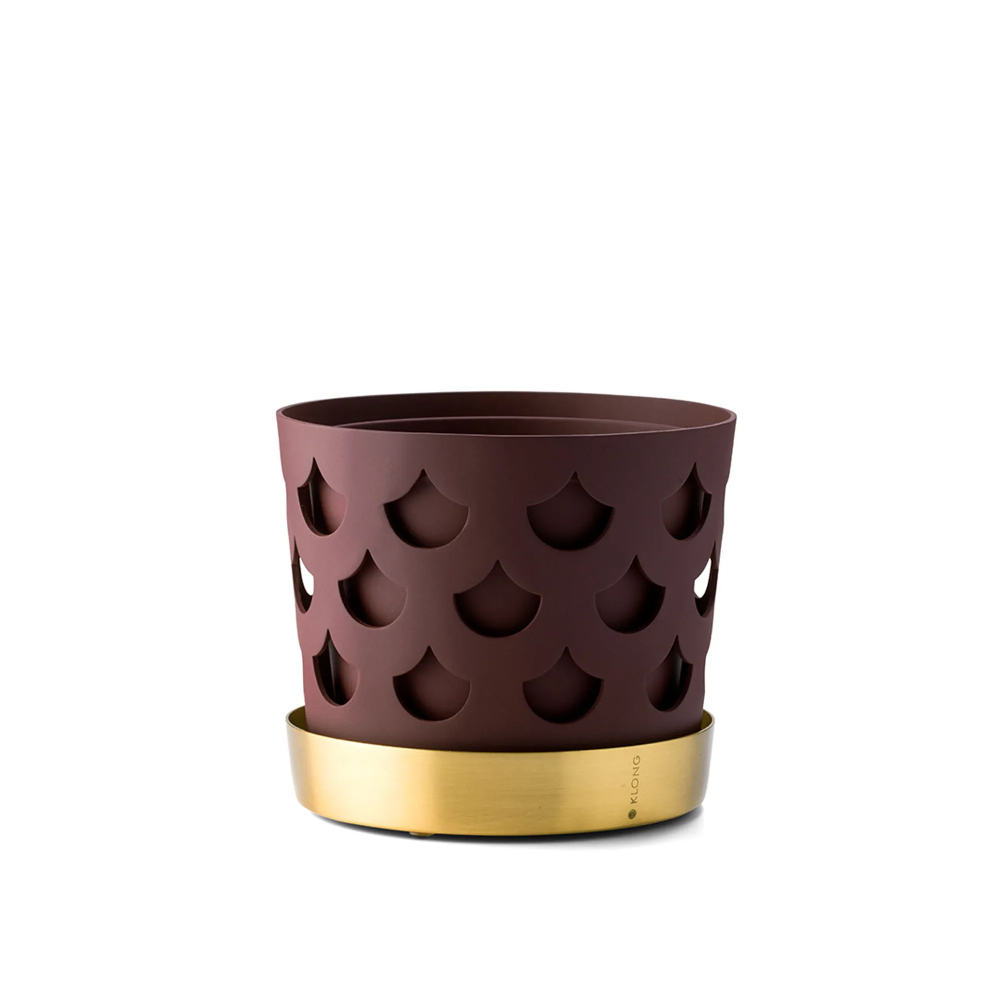 Trio Flower Pot Drop - Mørkerød - 1
