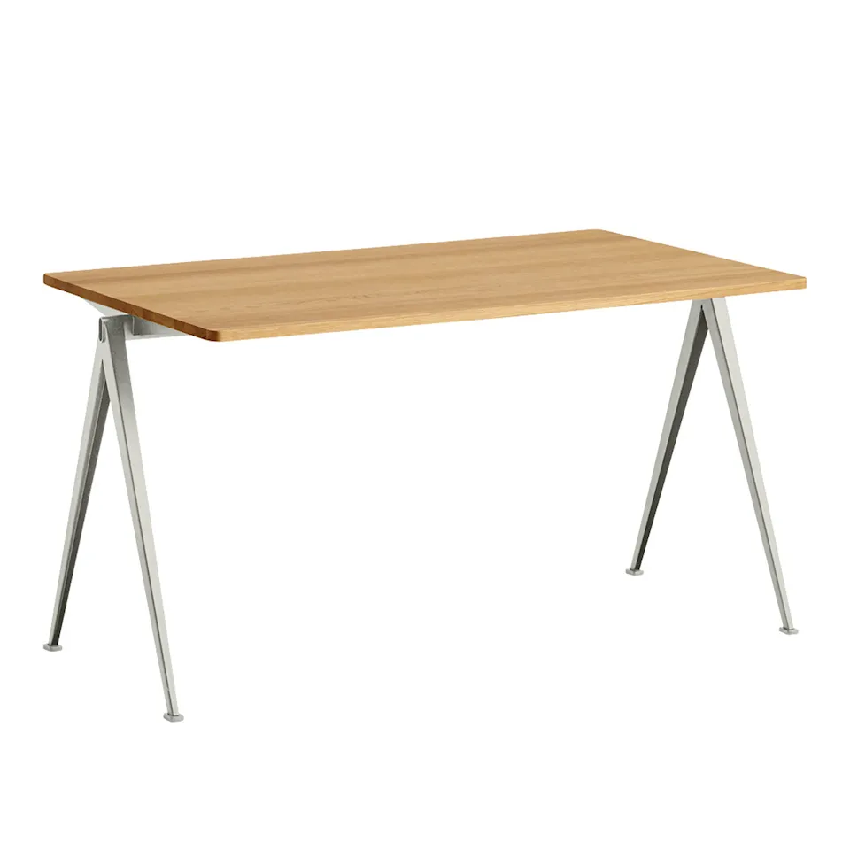 Pyramid 01 table 75x140 cm beige powder coated steel
