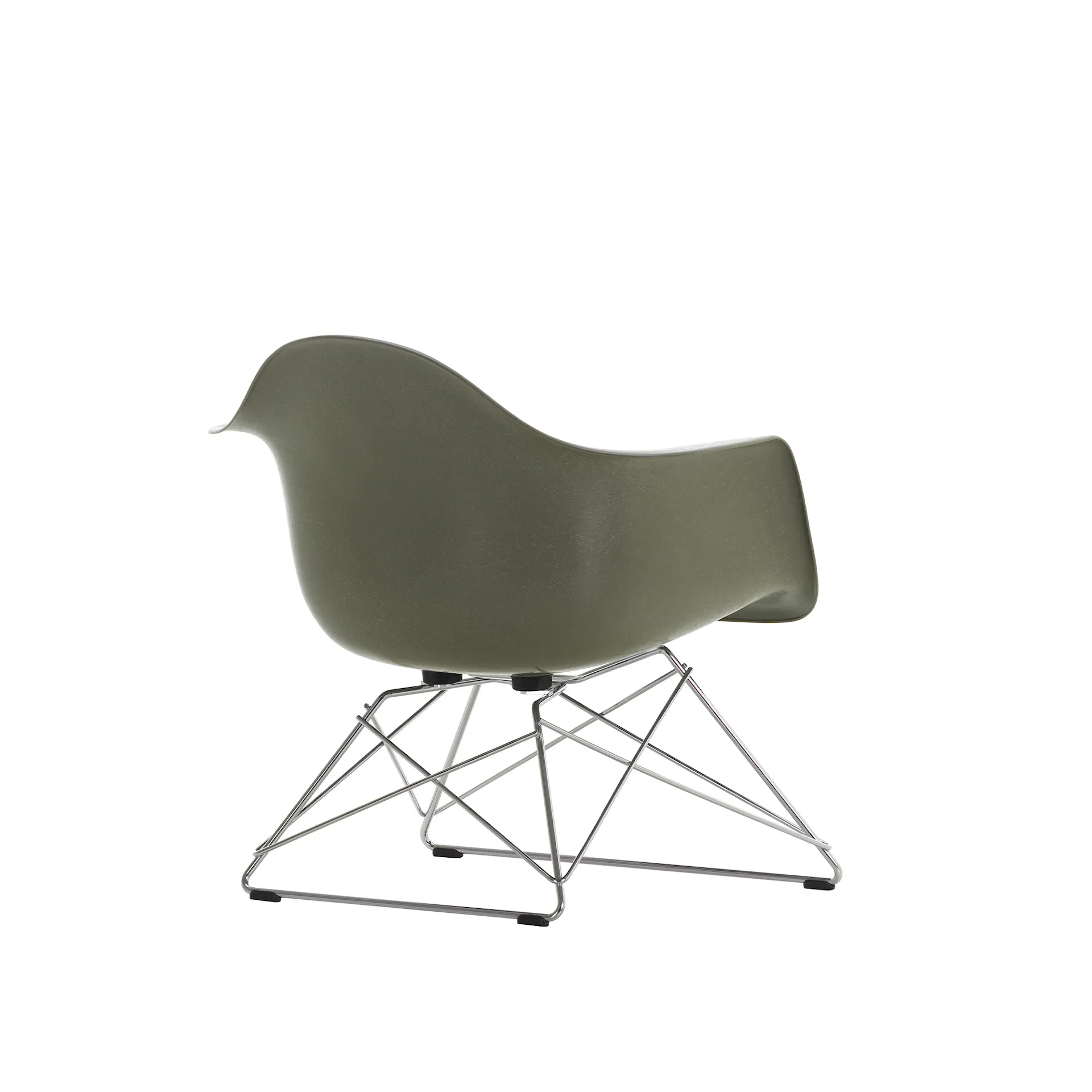 Eames Fiberglass Armchair LAR lenestol White - Vitra - Charles & Ray Eames - NO GA