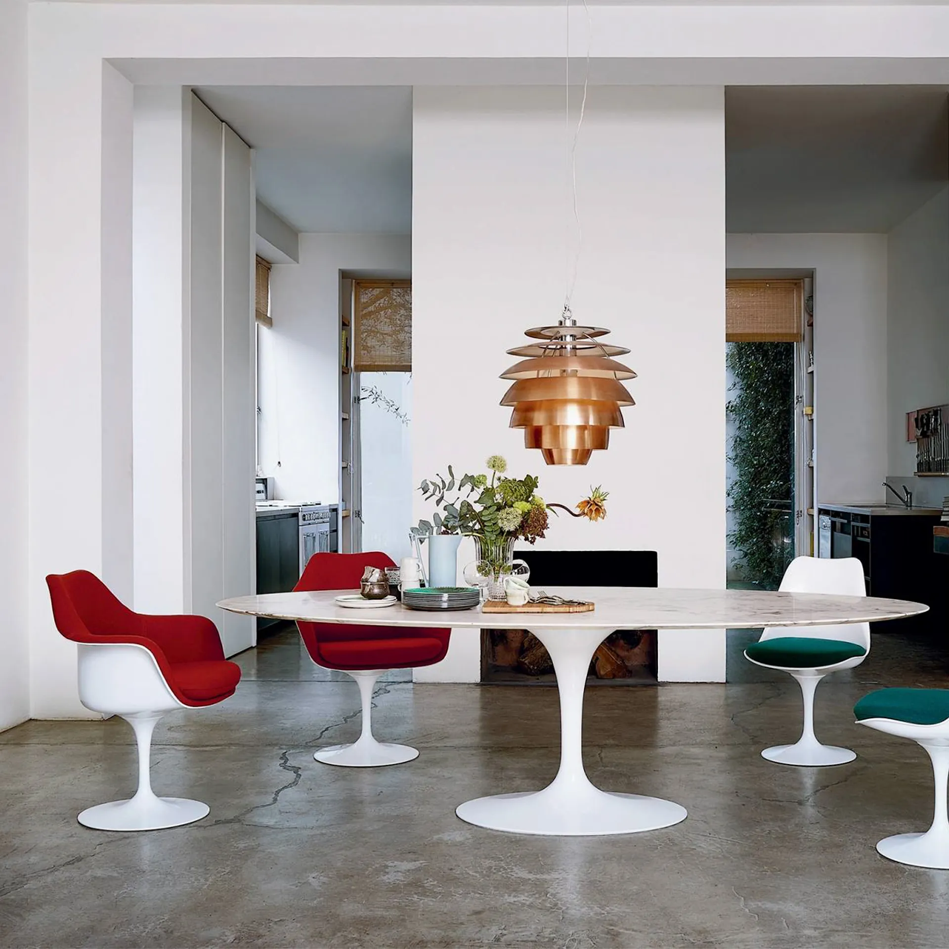 Saarinen Oval Table White - Spisebord - Knoll - Eero Saarinen - NO GA