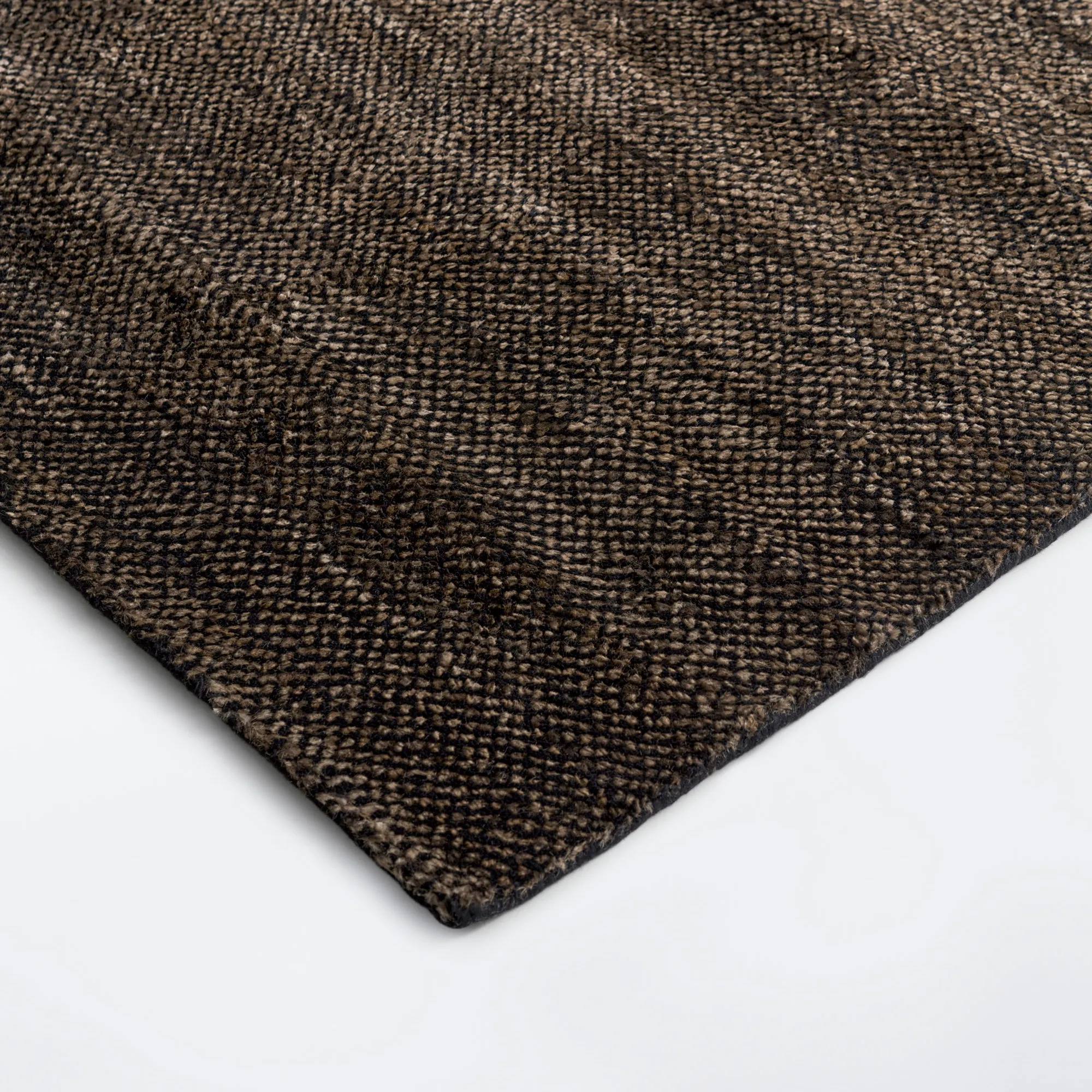 Savanna Dark Jute/Black ull- og juteteppe - 6