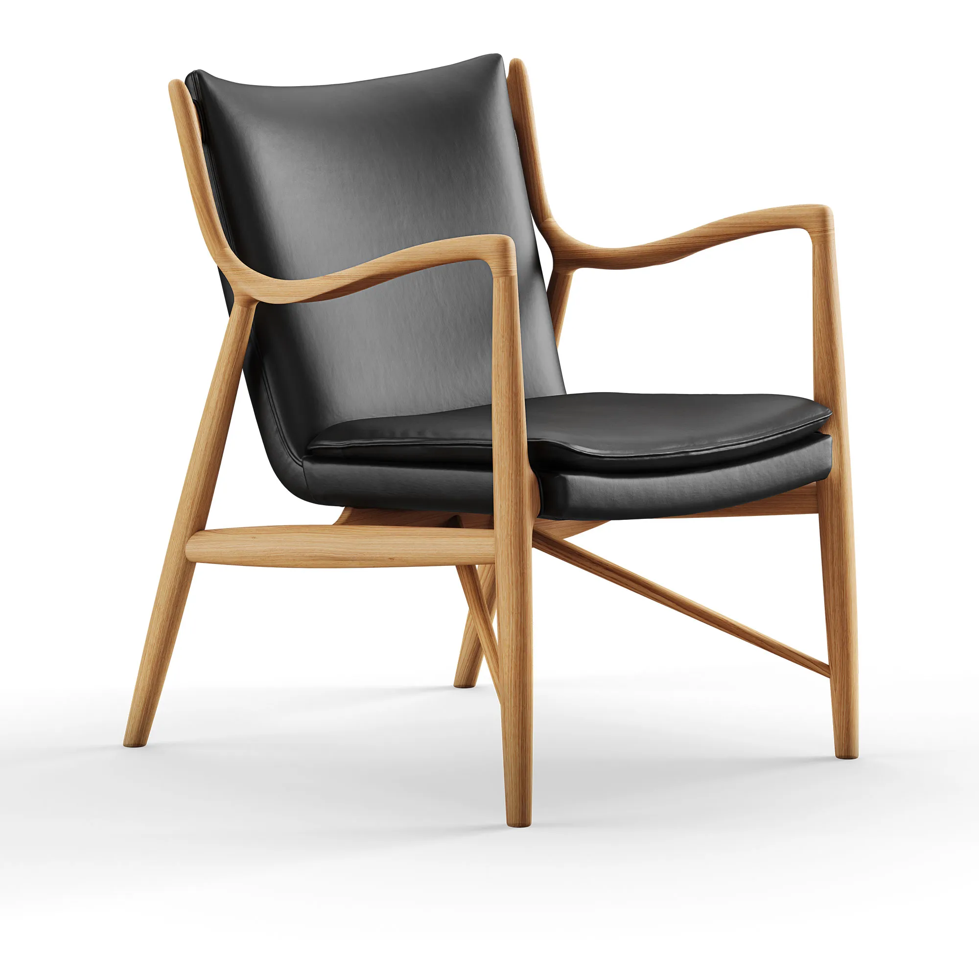 45 stol Dark oiled oak - 1