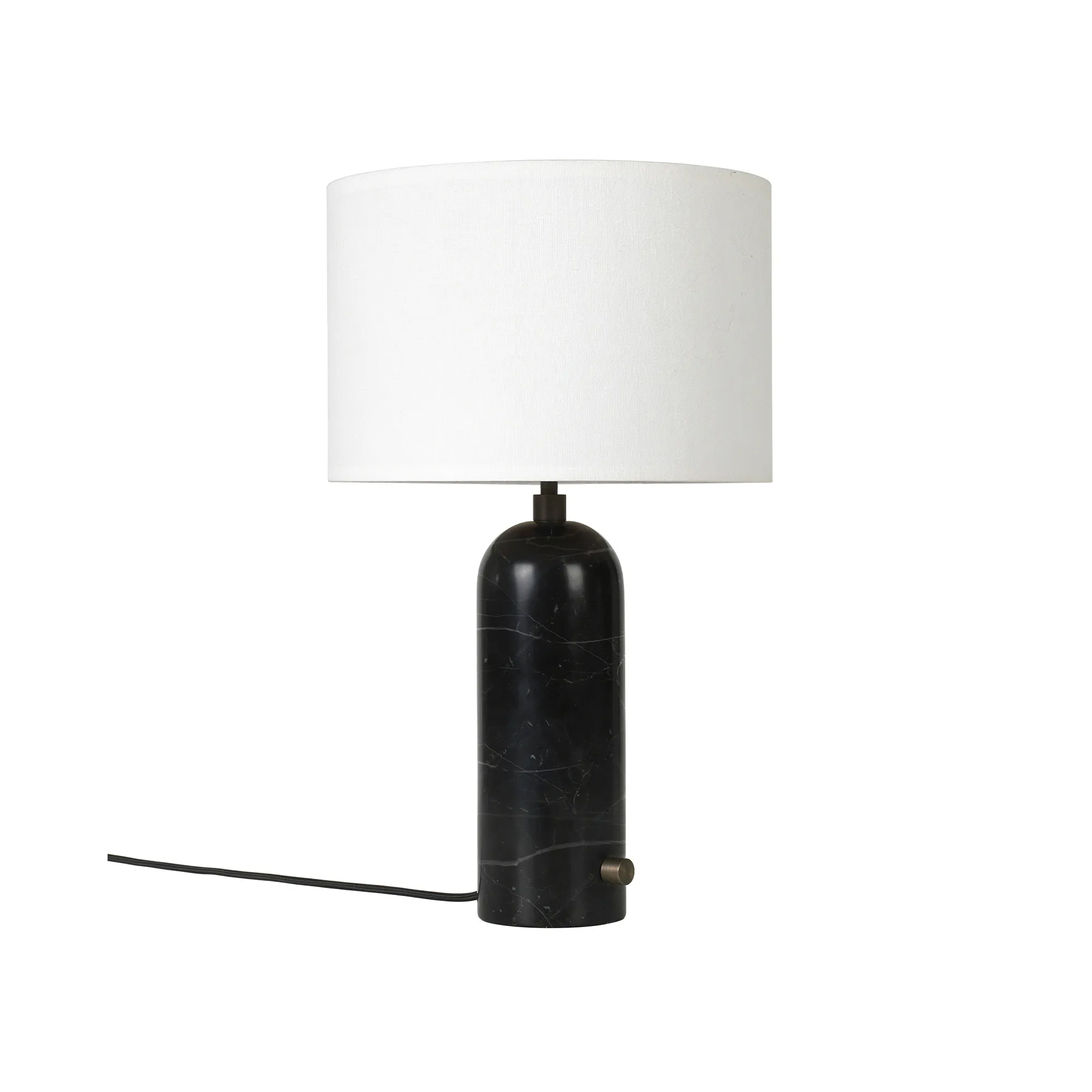 Gravity bordlampe liten svart marmor - 1