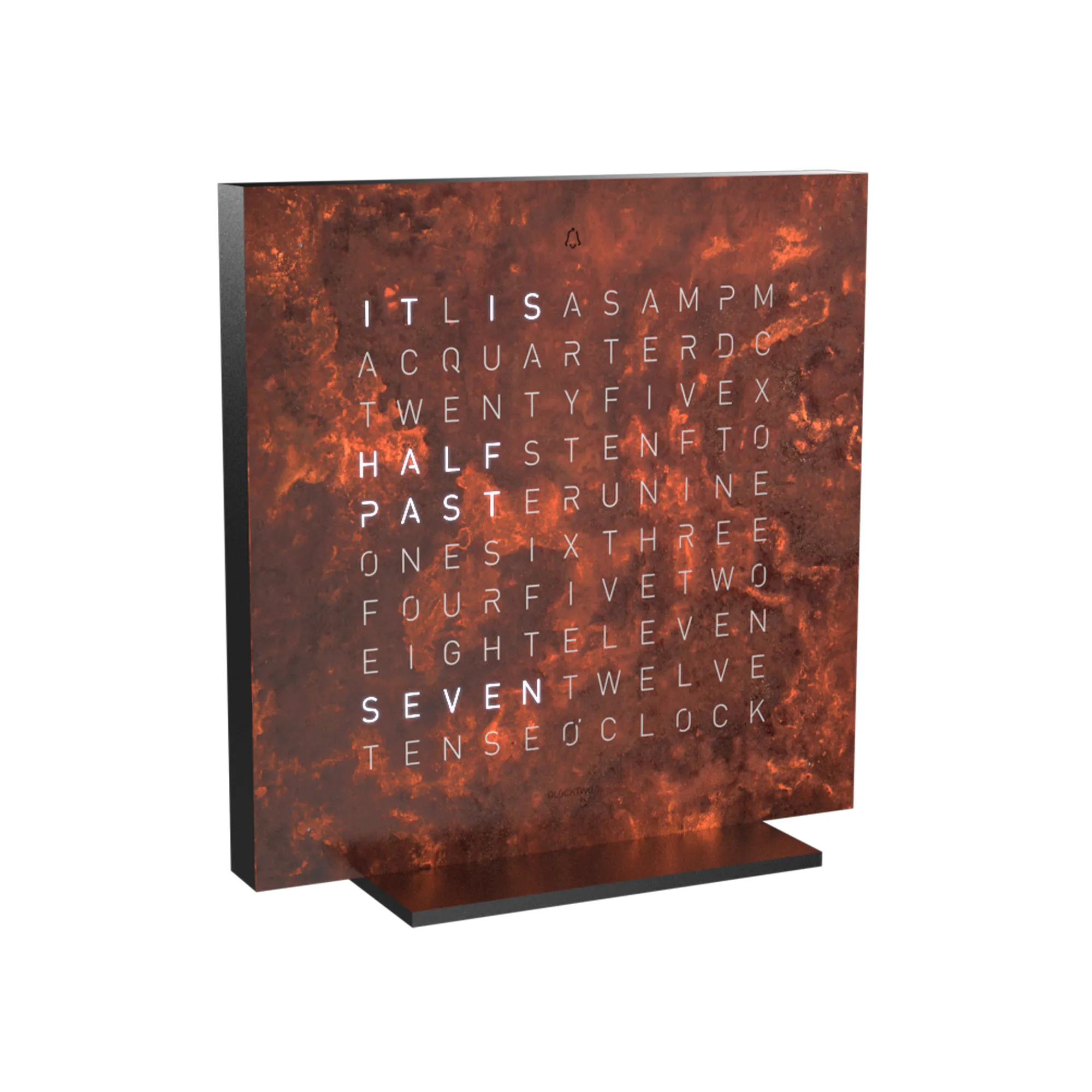 Qlocktwo Earth 13,5 Creator's Edition – Rust - 2