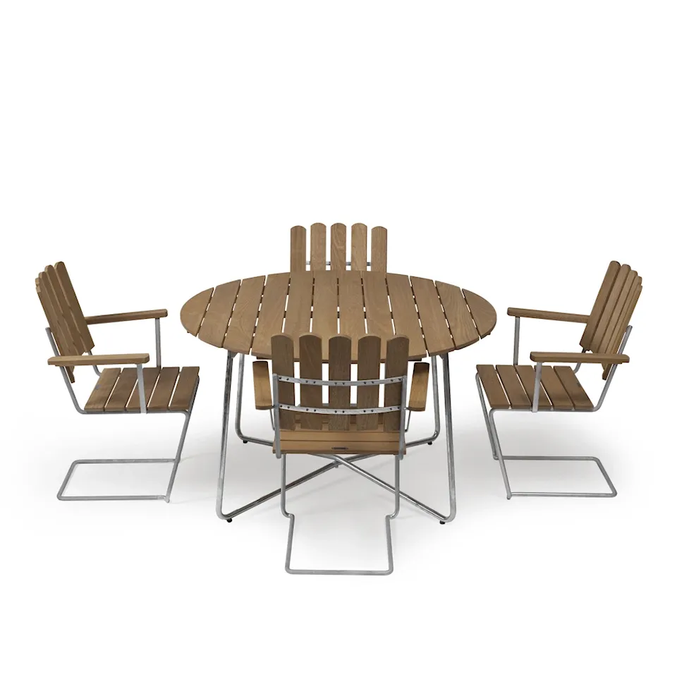 The classic series - 9A Table & 4 pcs A2 Armchairs