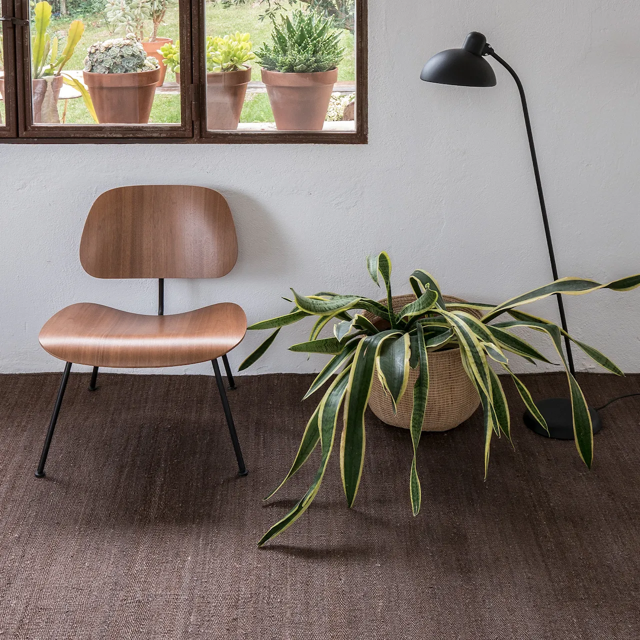 Vegetal juteteppe Brown