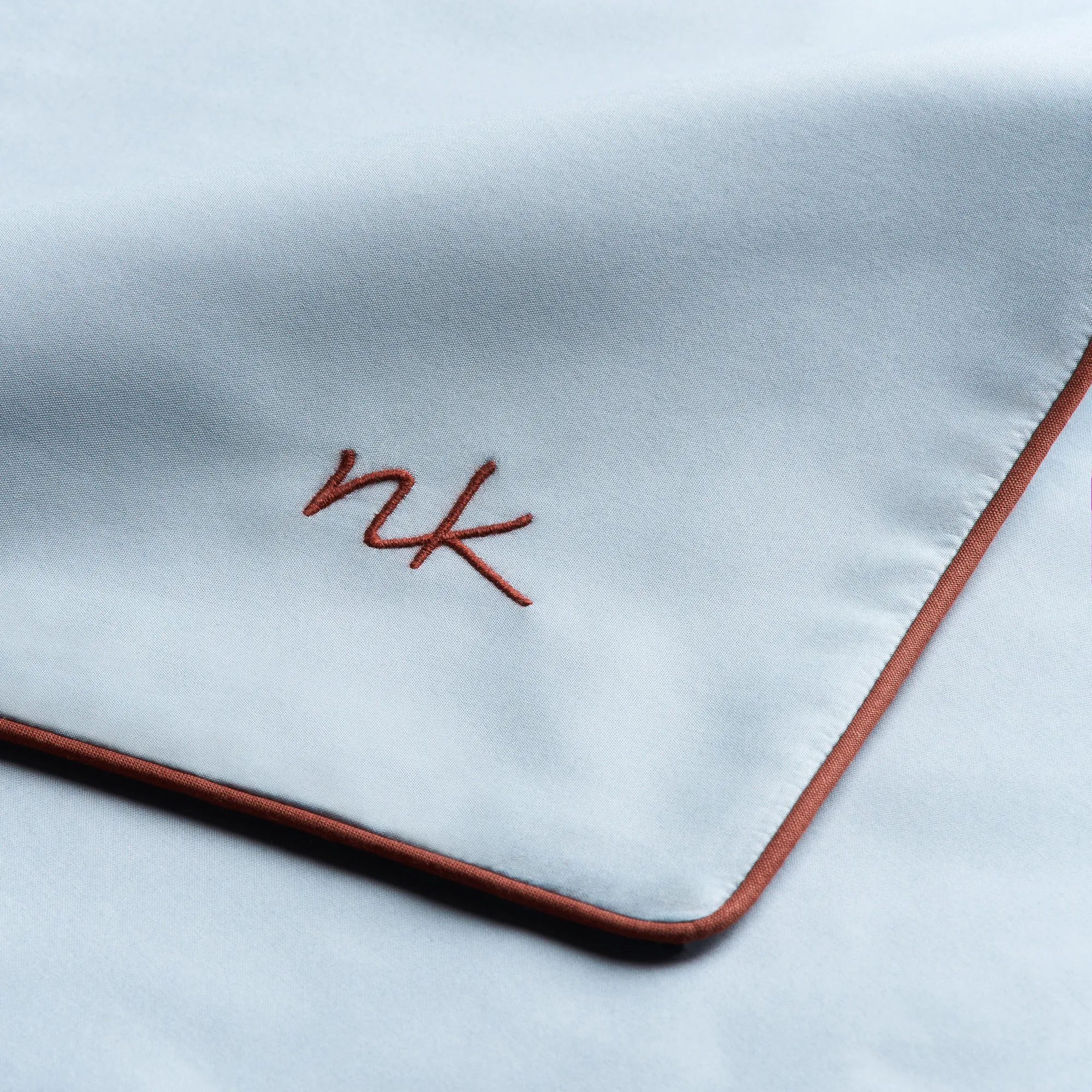 Percale Shirt Blue/Red sengetøysett - 7