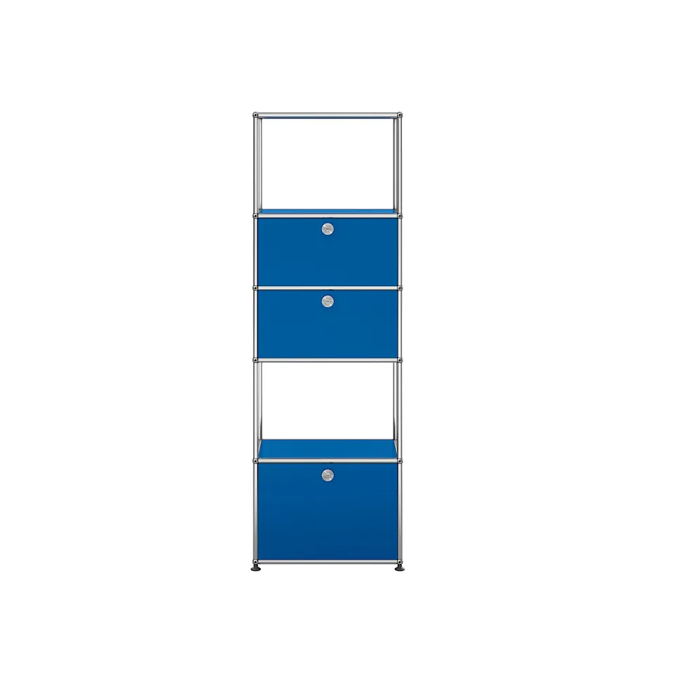 USM Haller 80 Shelving, Gentian Blue