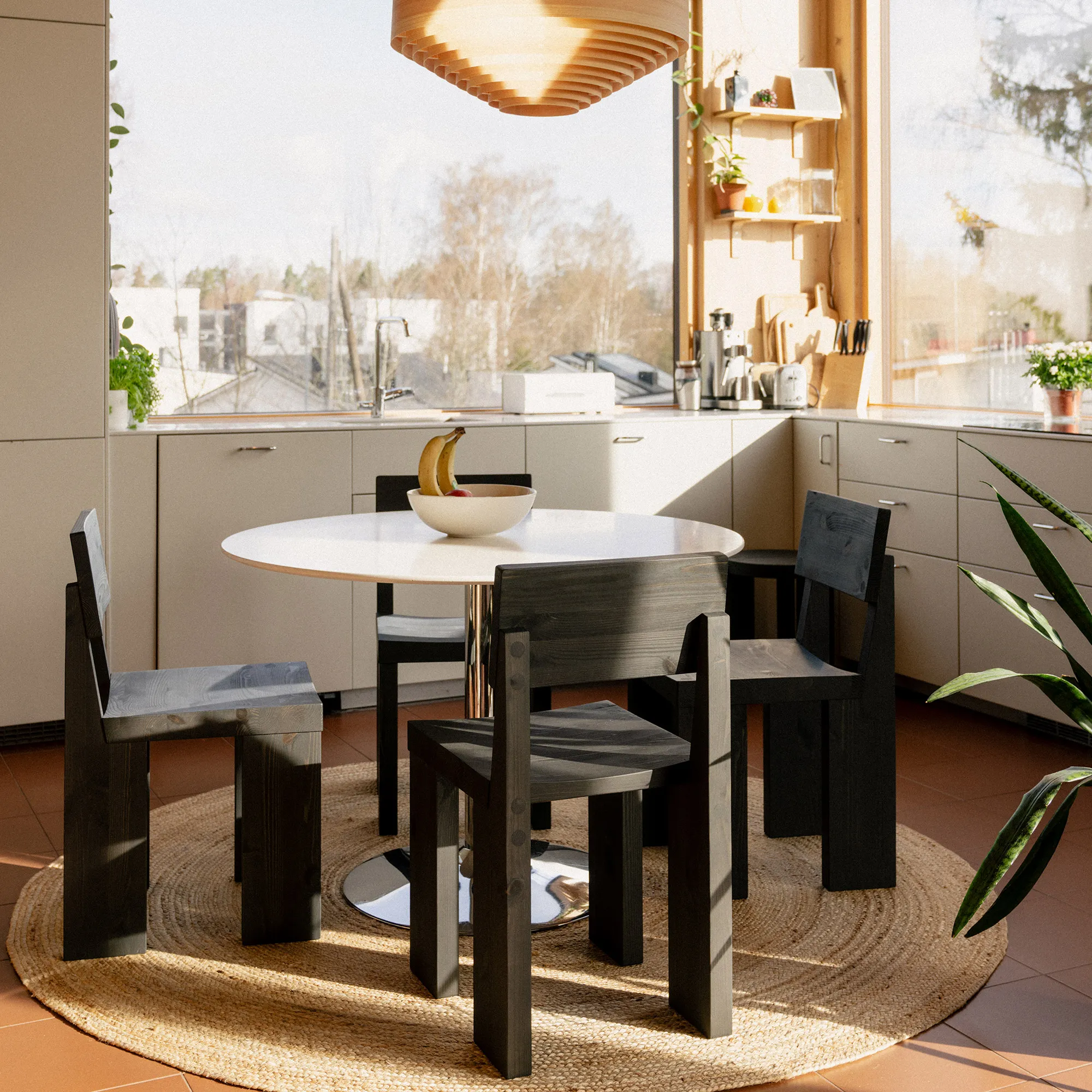 001 Dining Chair Black - 2
