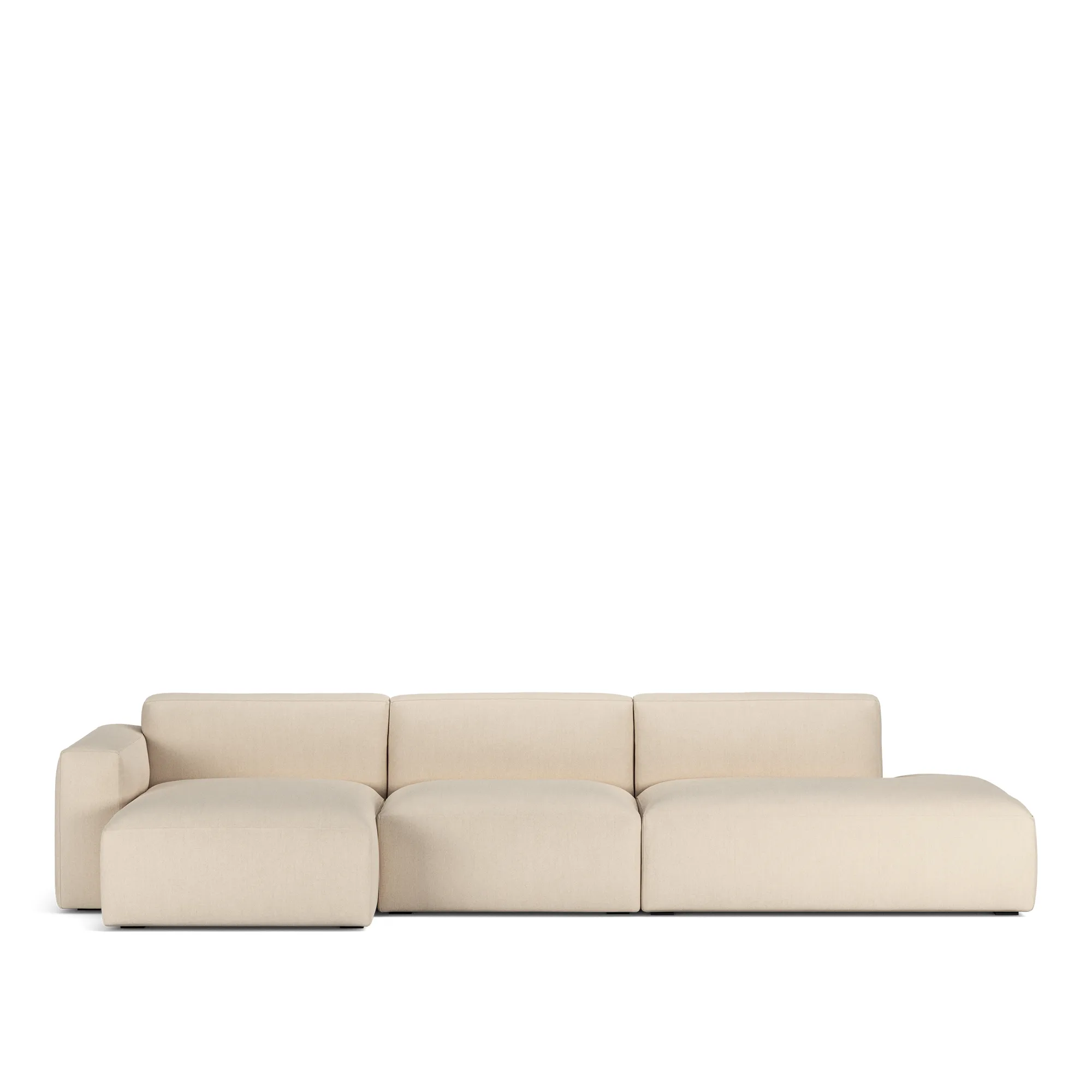Brick 3-seters sofa sjeselong åpen ende høyre - 1