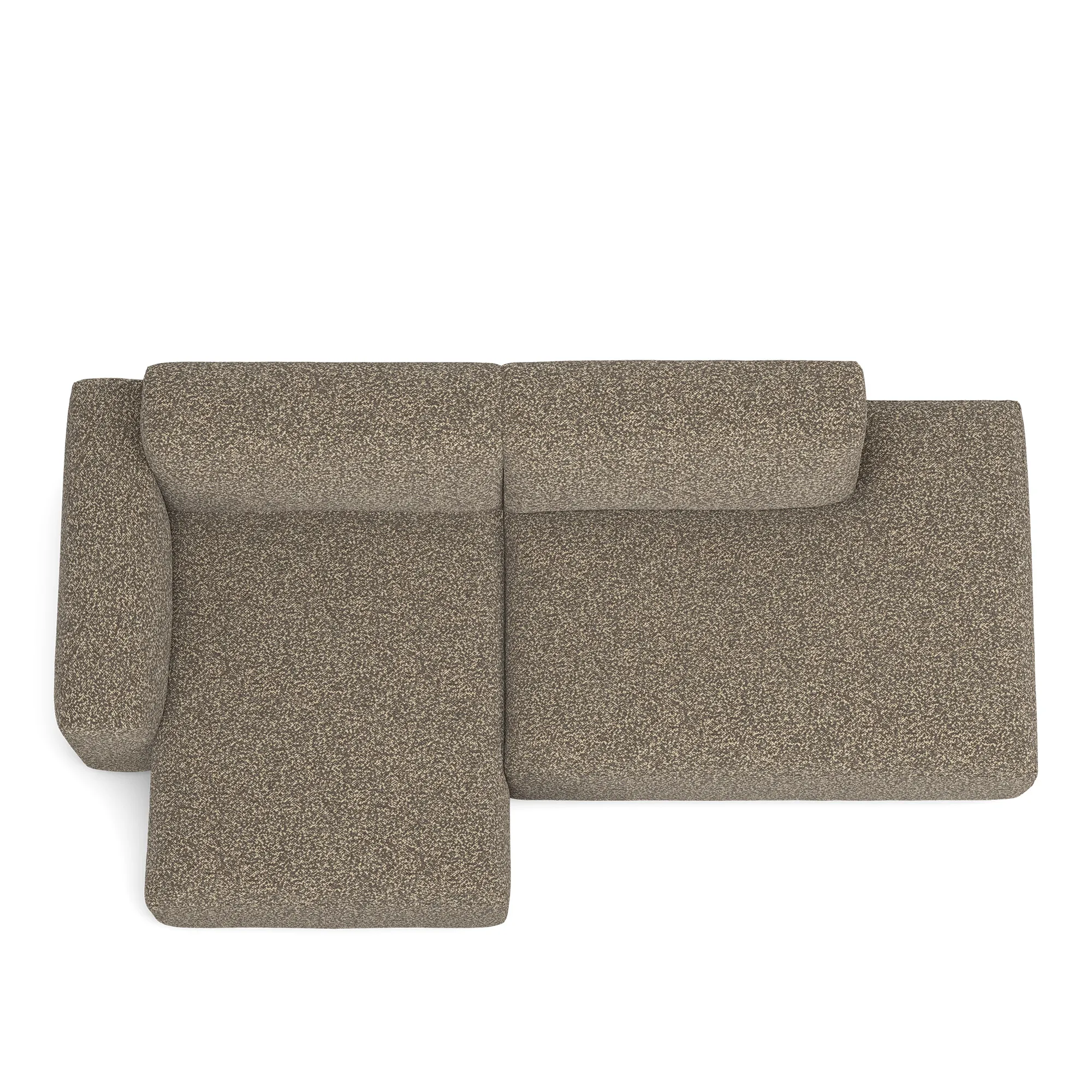Brick 2-seters sofa sjeselong åpen ende høyre - 8