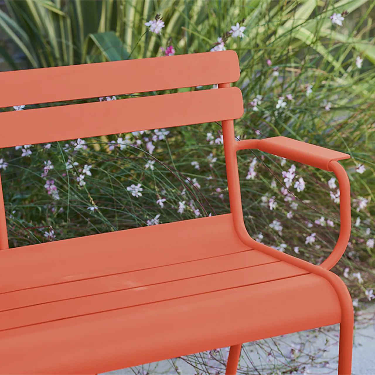 Luxembourg 2-Seater Garden Bench - Nutmeg