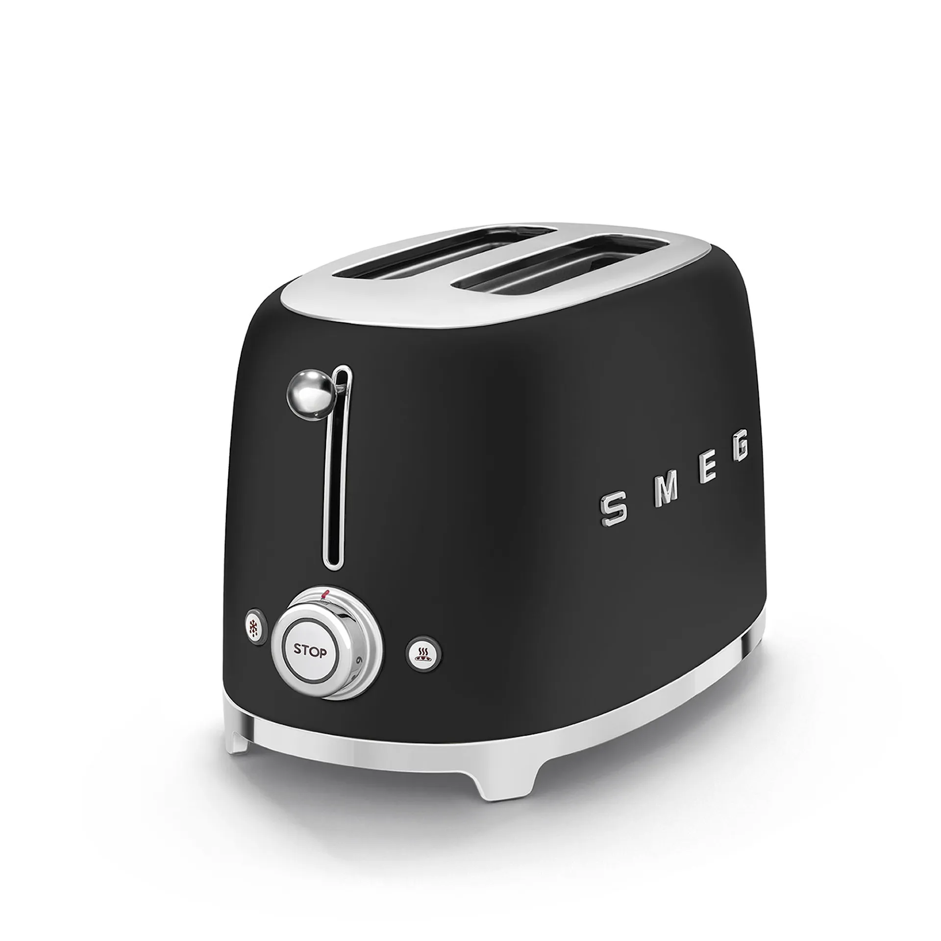 Smeg 2 Slice Toaster Matt Black - Smeg - NO GA