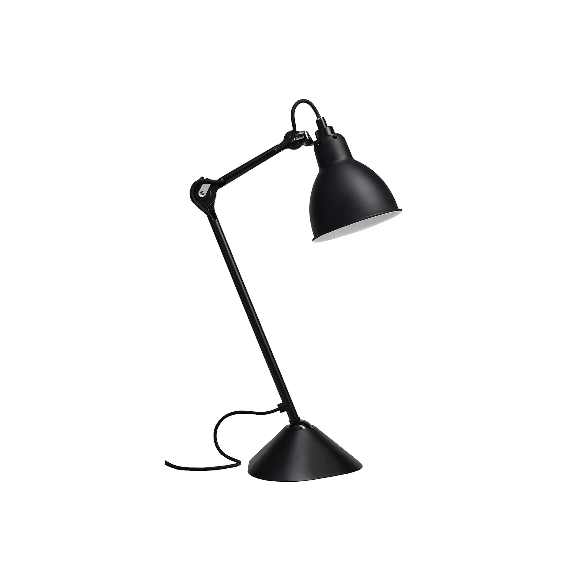 Lampe Gras No205 - Rund - Sort sokkel, Sort - Lampe Gras by DCWéditions - Bernard-Albin Gras  - NO GA