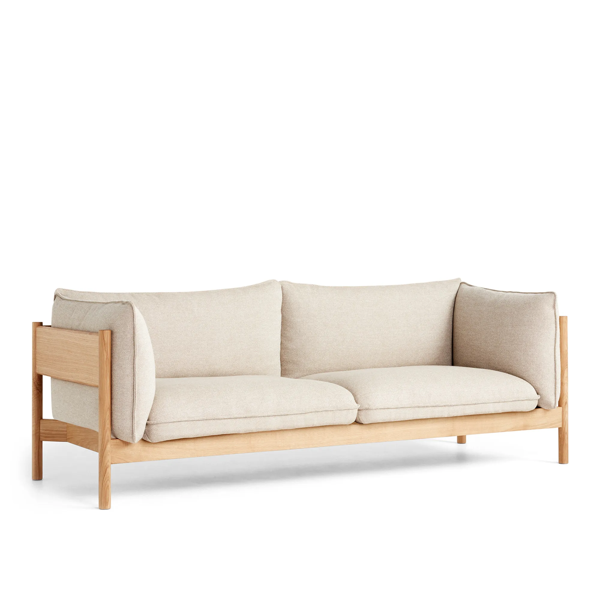 Arbour Eco 3-seters sofa Oiled Waxed Oak - 1