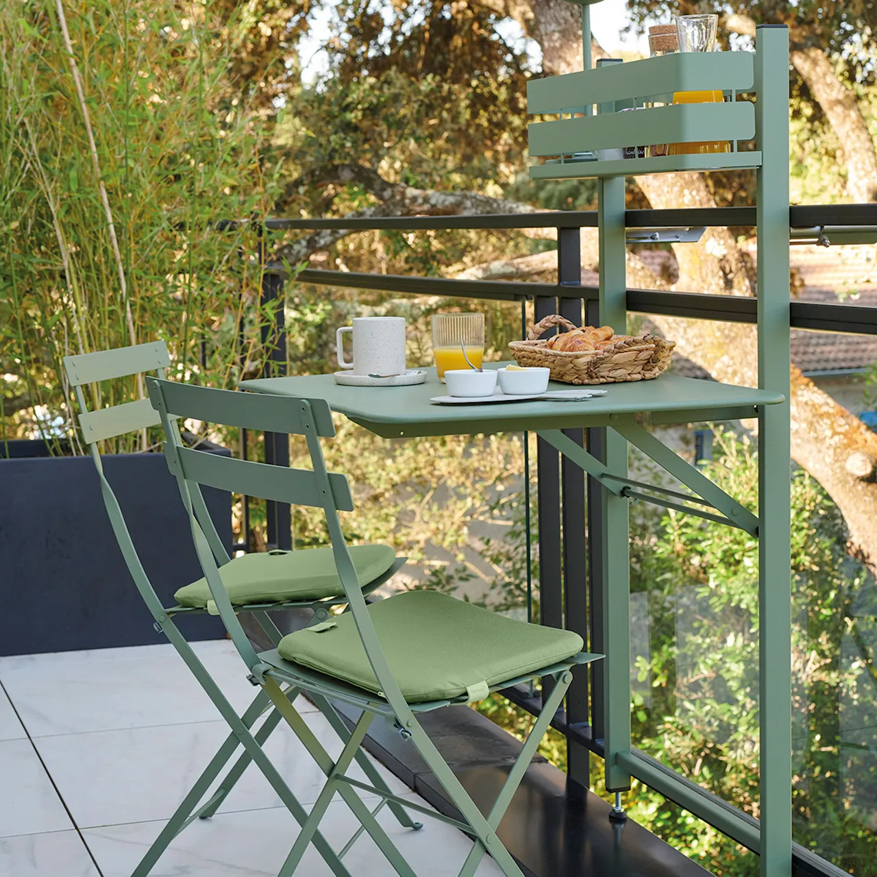 Bistro Balcony Table 57x77 cm