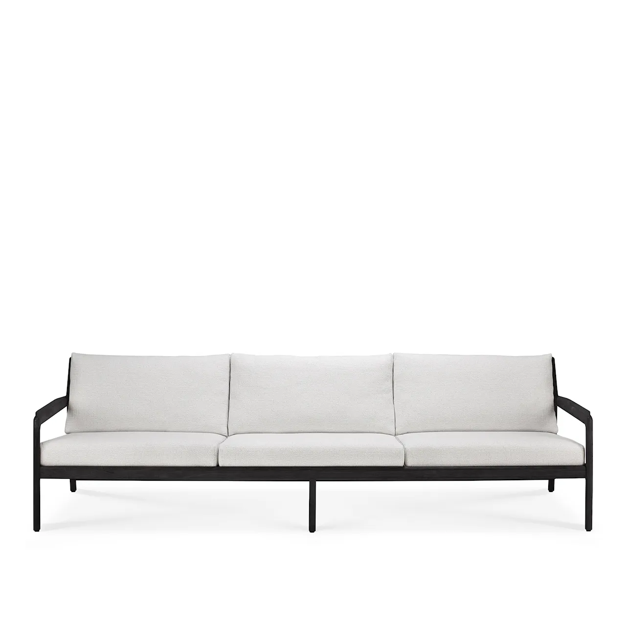 Jack Outdoor Sofa - Teak Black/Off White - 3 Seater