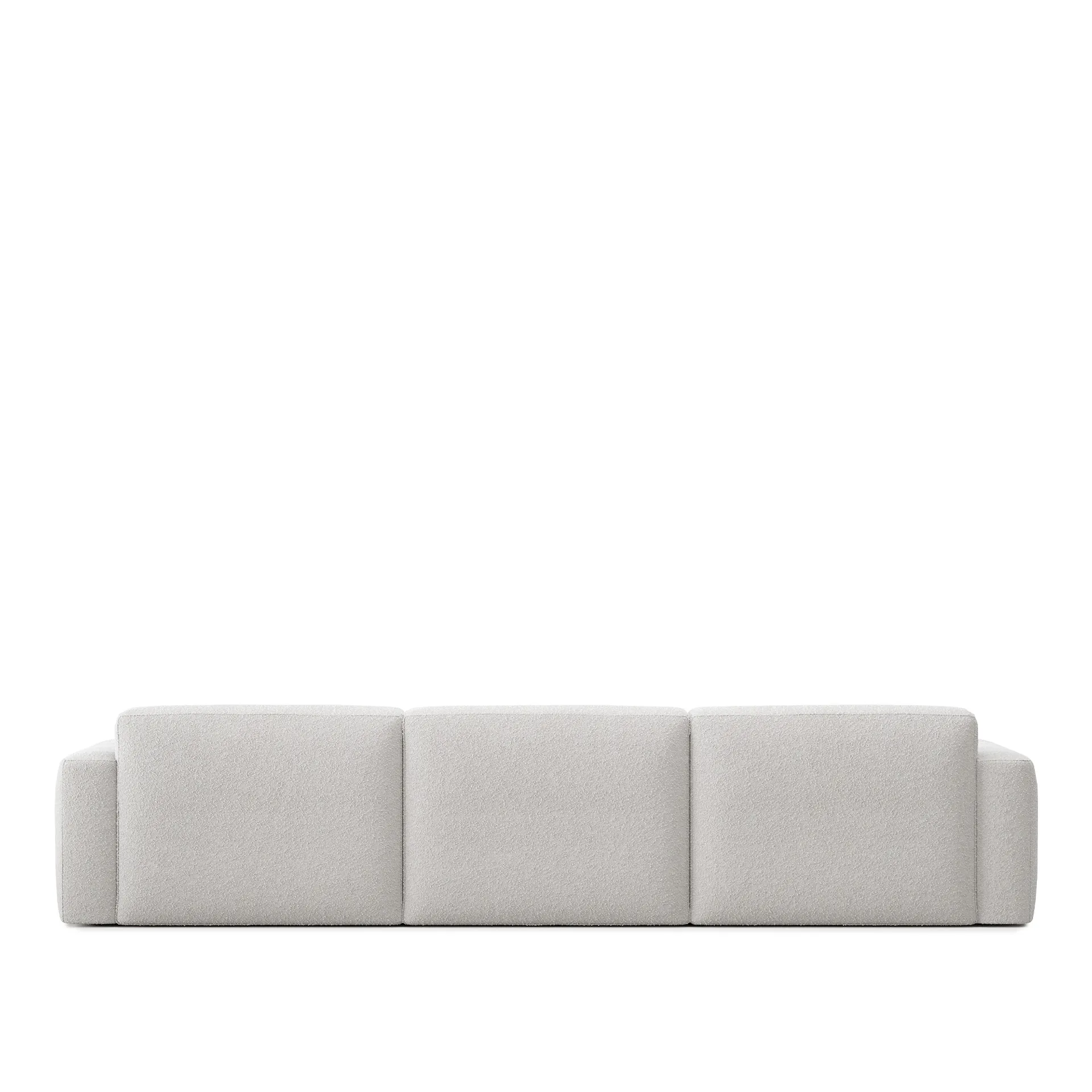 Brick 3-Seater Chaise Lounge Left - NO GA - NO GA