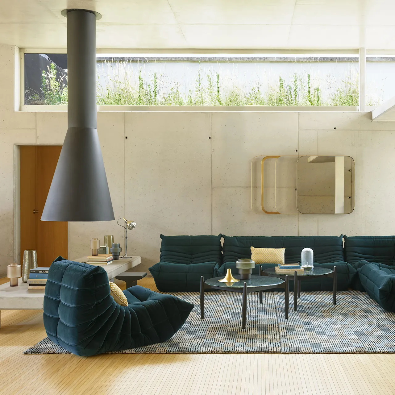 Togo Fireside Chair, Fabric Cat. S Alcantara Brown 4512