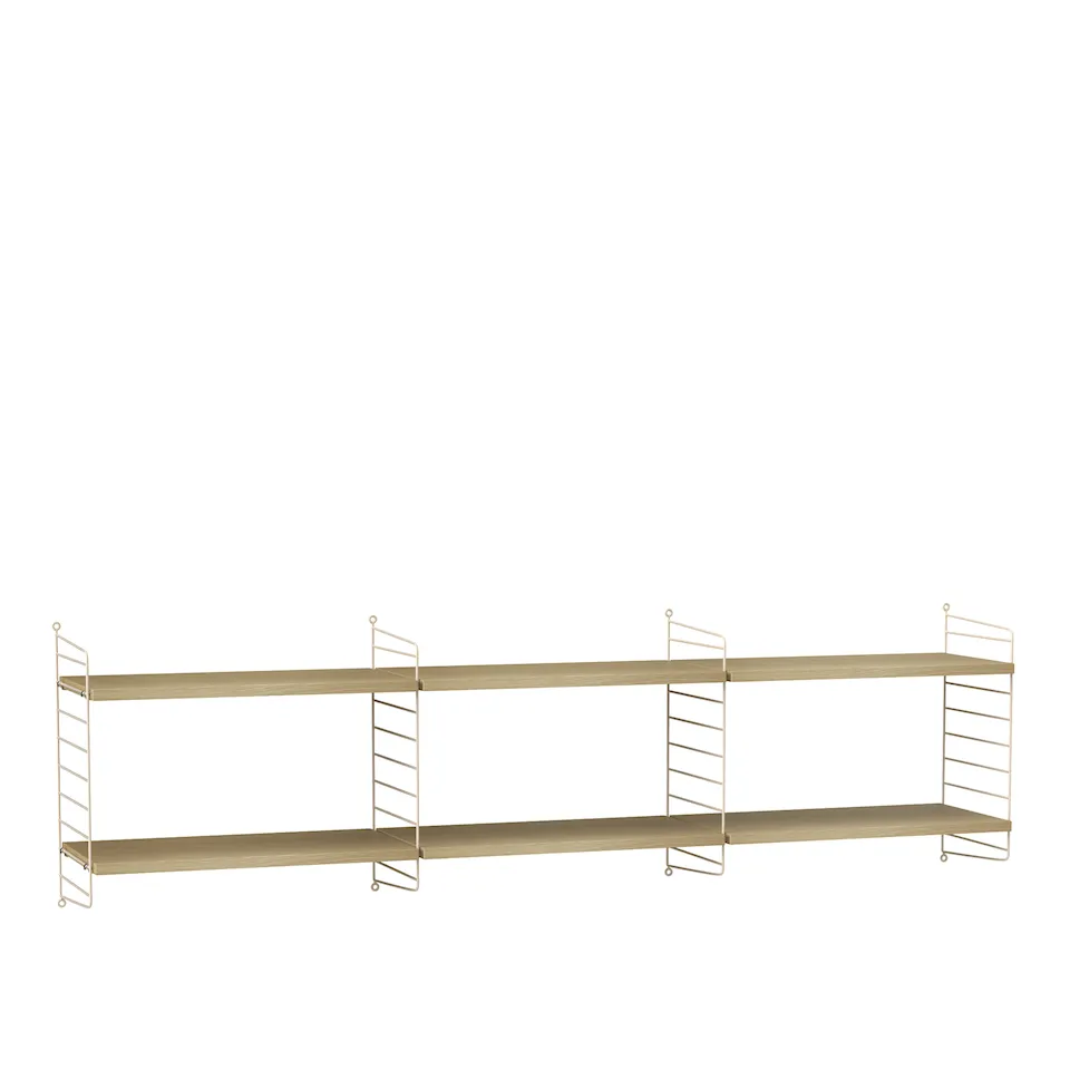 Stue hyllesystem O eik/beige