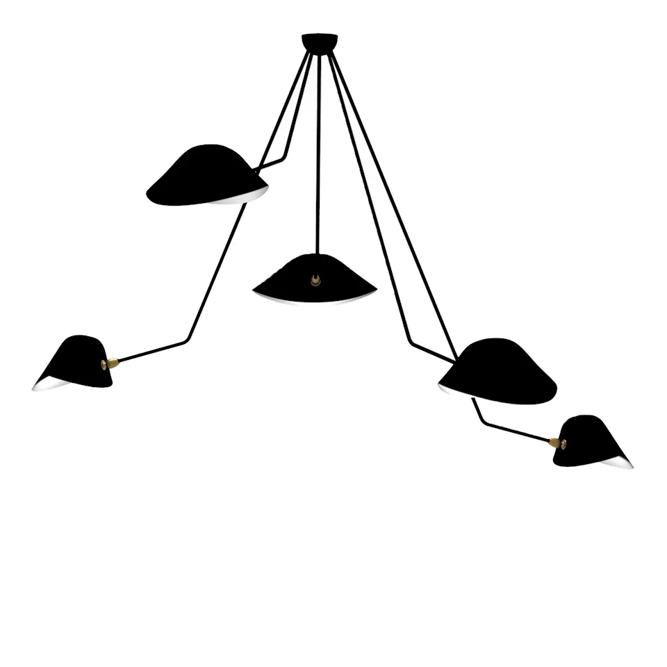 Spider Curved taklampe