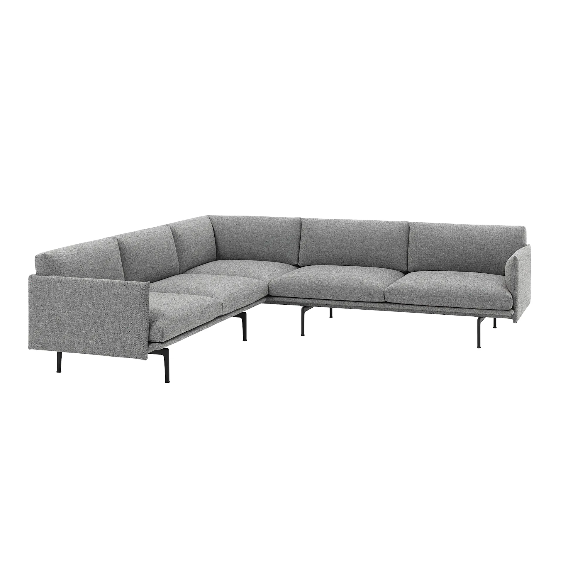 Outline Sofa Corner / Black Base - Muuto - Anderssen & Voll  - NO GA