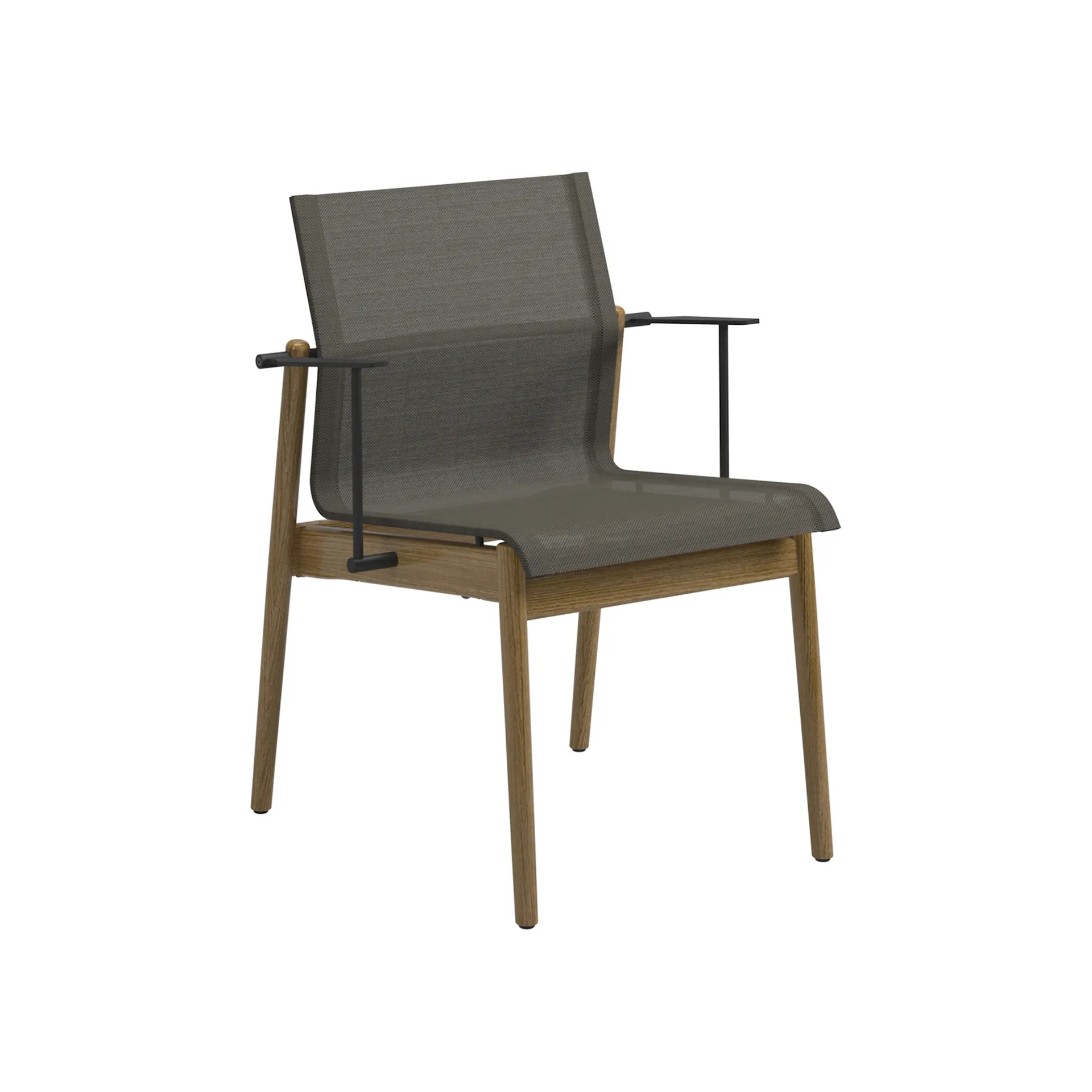 Sway Teak Stacking Chair with Arms - Gloster - NO GA