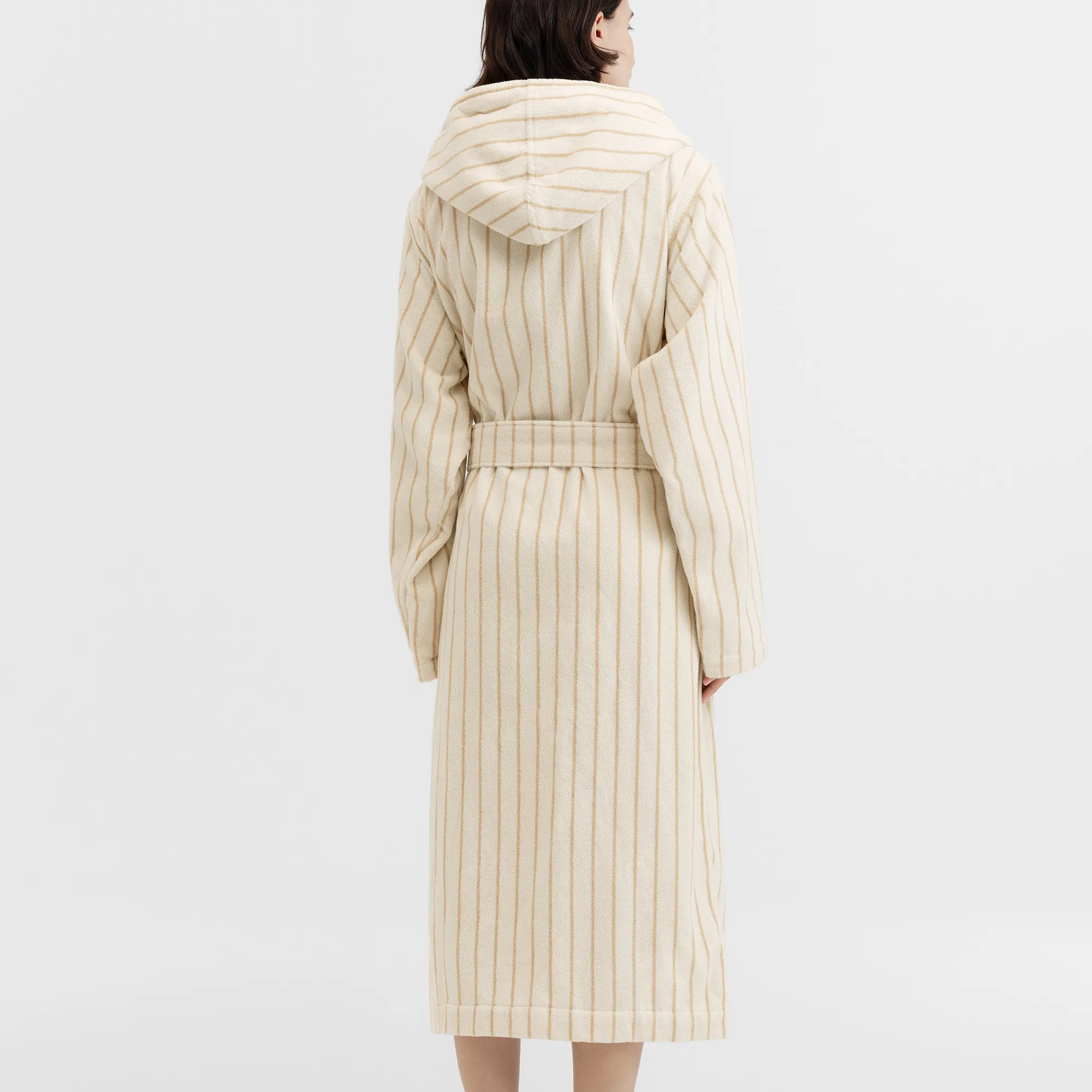 Hooded Sienna Stripes badekåpe - 8