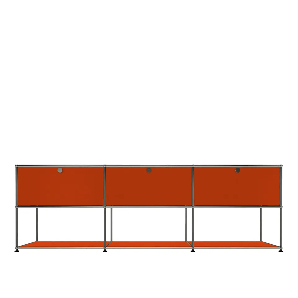 USM Haller 2 Sideboard, Pure Orange