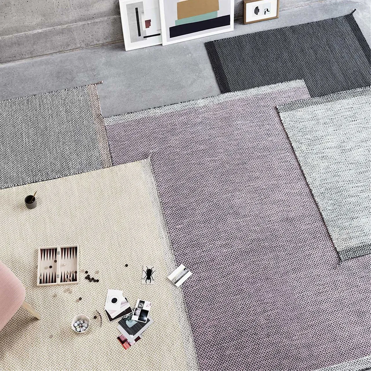 Ply Rug - Dark Grey